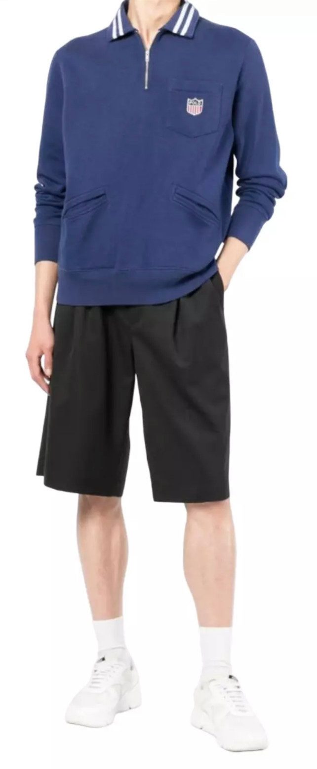 Polo Ralph Lauren Sweatshirt Zip Logo Fleece Pullover QR-Code zur sofortigen Echtheitsprüfung über das Ralph Lauren-System