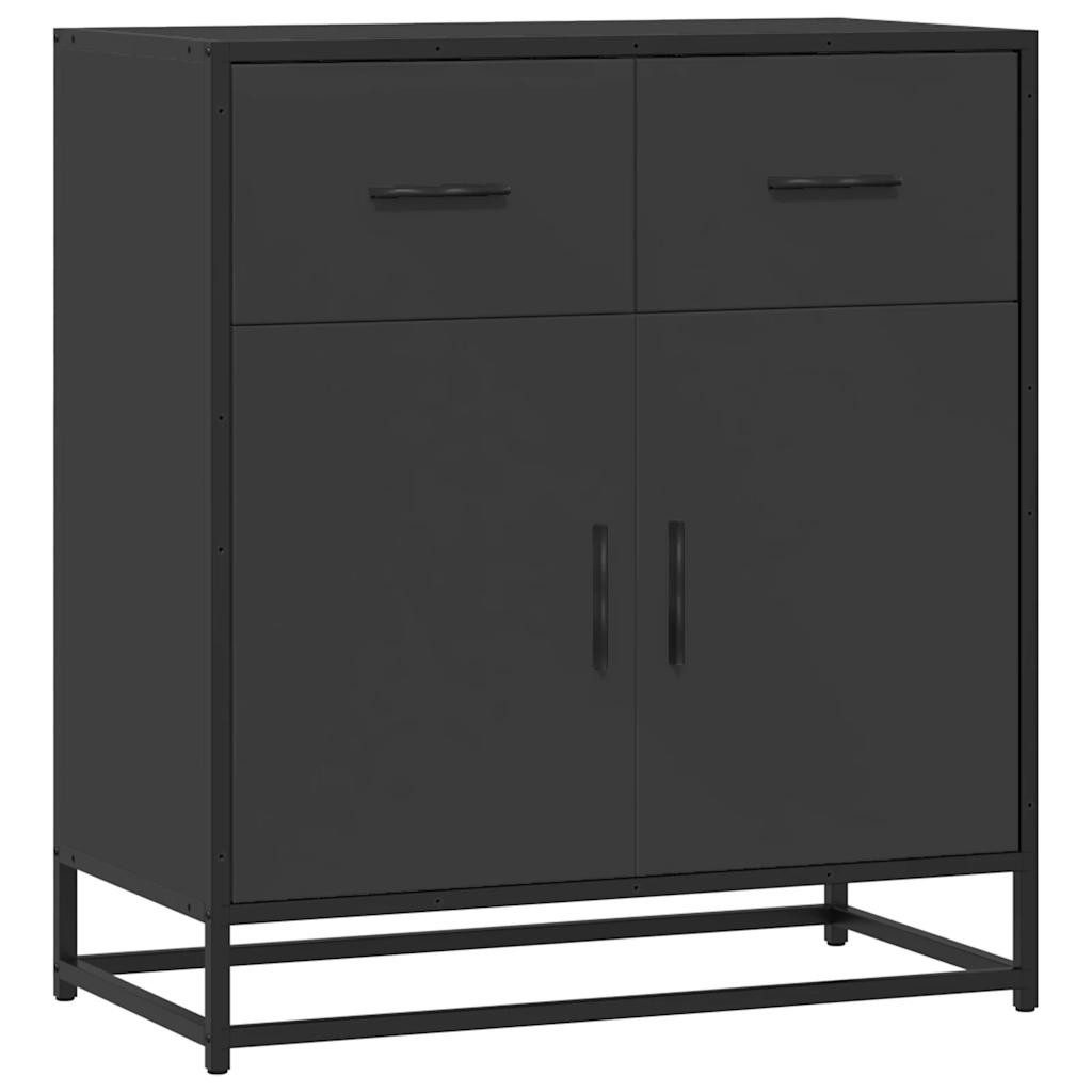 vidaXL Sideboard Sideboard Schwarz 68x35x76 cm günstig online kaufen