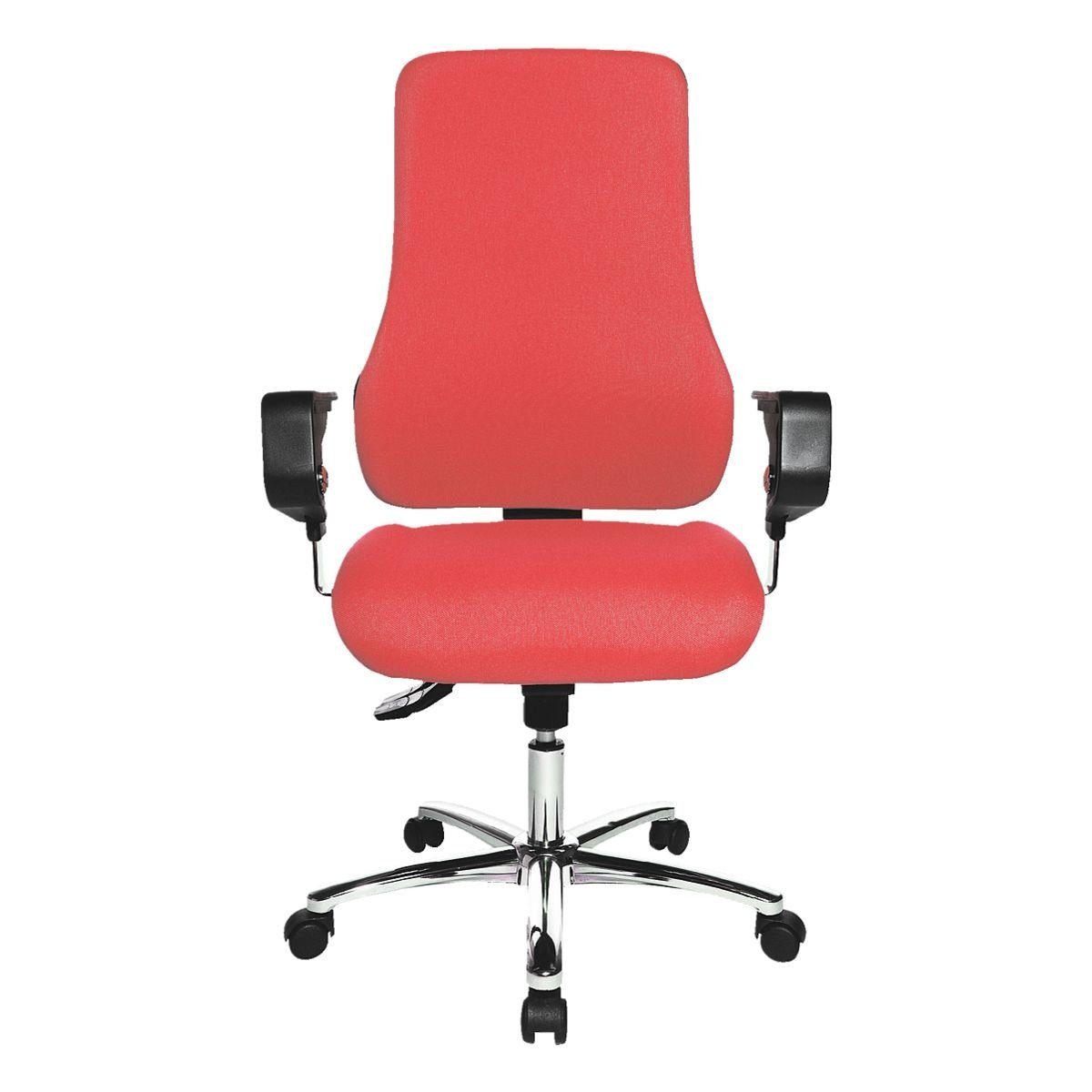 TOPSTAR Schreibtischstuhl Sitness 55, mit Armlehnen, Muldensitz und Body-Balance-Tect rot