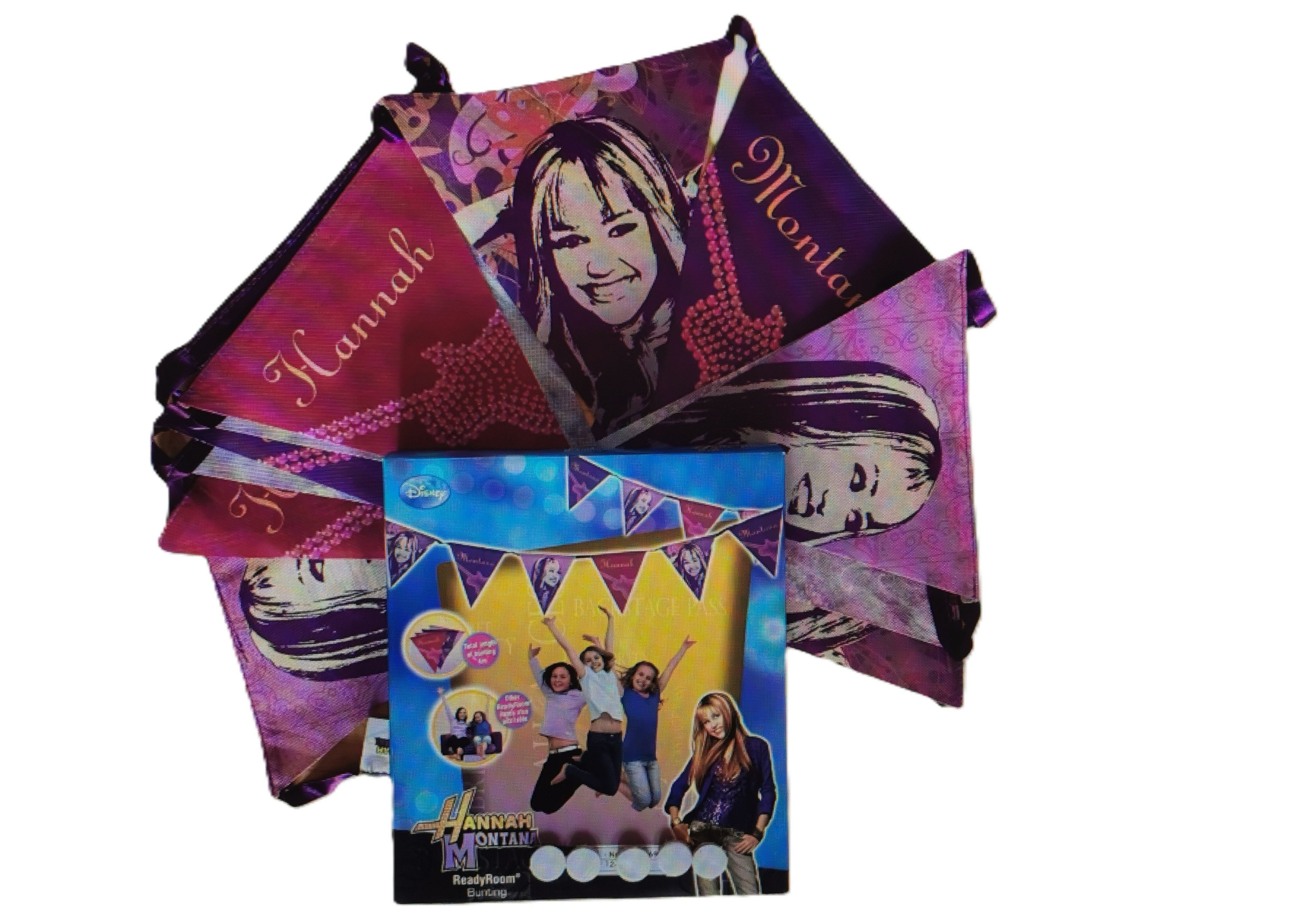 Quelle Wimpelkette Disneys Hannah Montana Wimpelkette, 16 Wimpel, 4 m Gesamtlänge