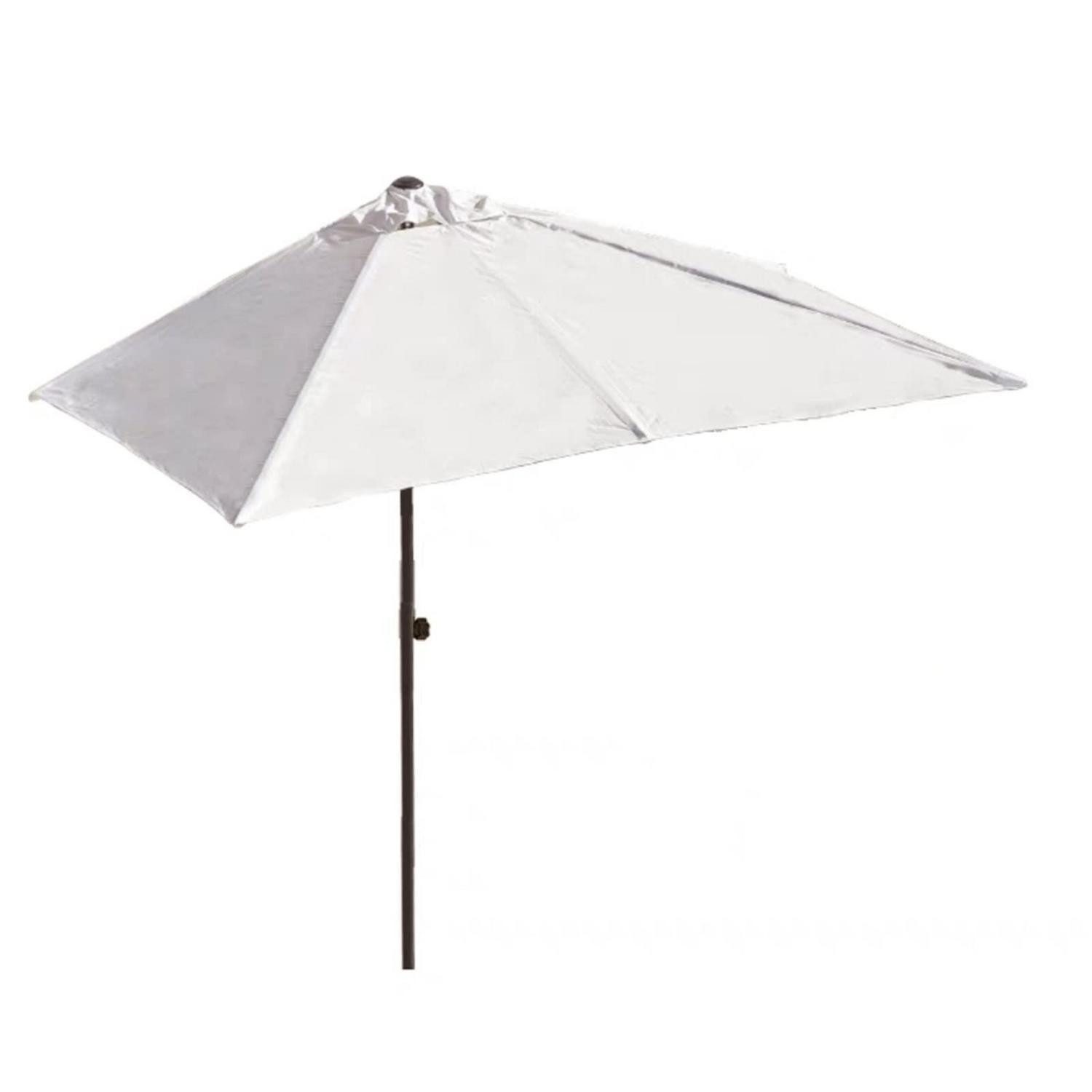 LuxusKollektion Balkonschirm Balkonschirm Halbrund 200x100cm