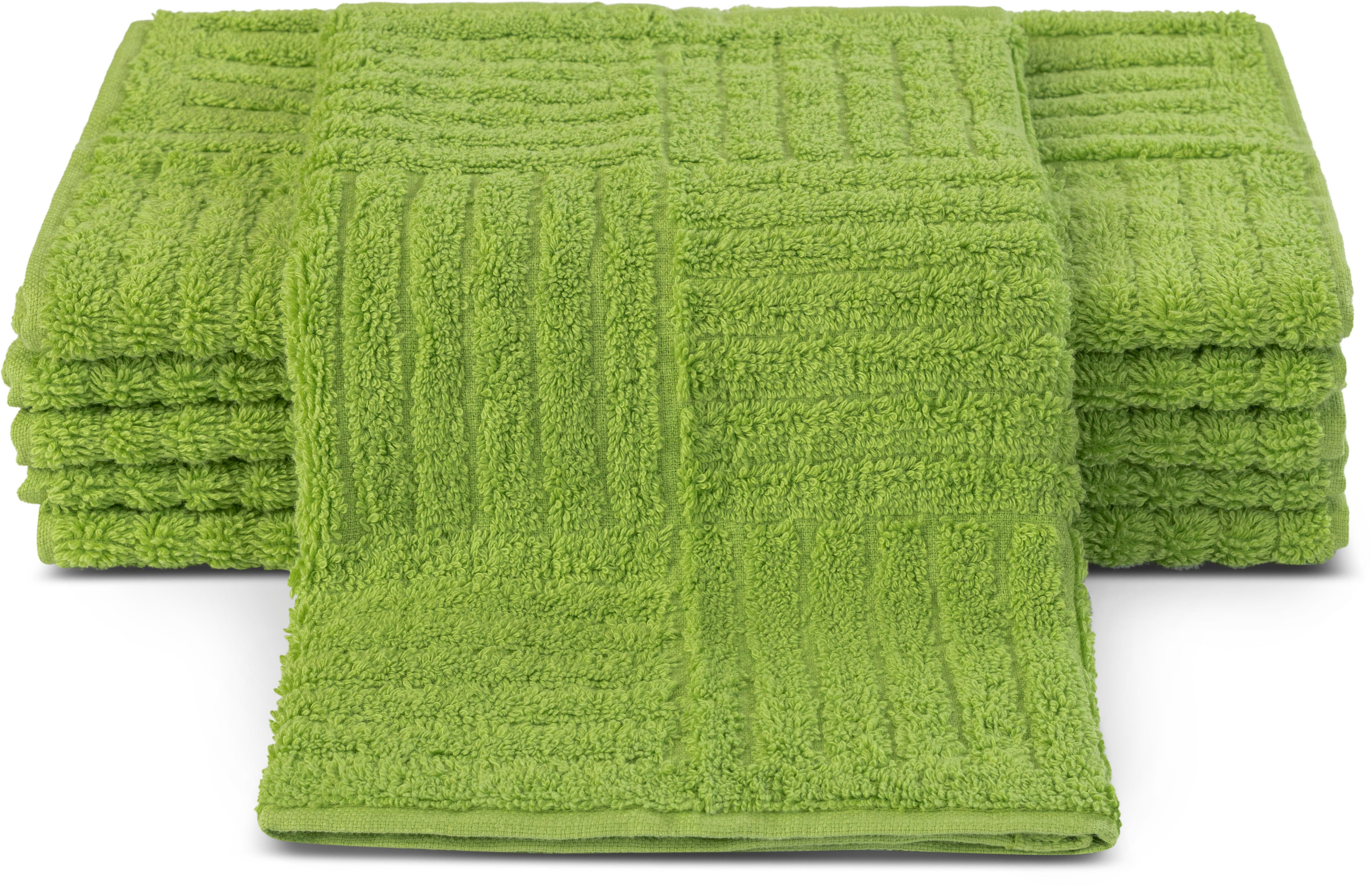 ROSS Gästehandtücher CARRE, Frottier (Packung, 6-St), günstig online kaufen