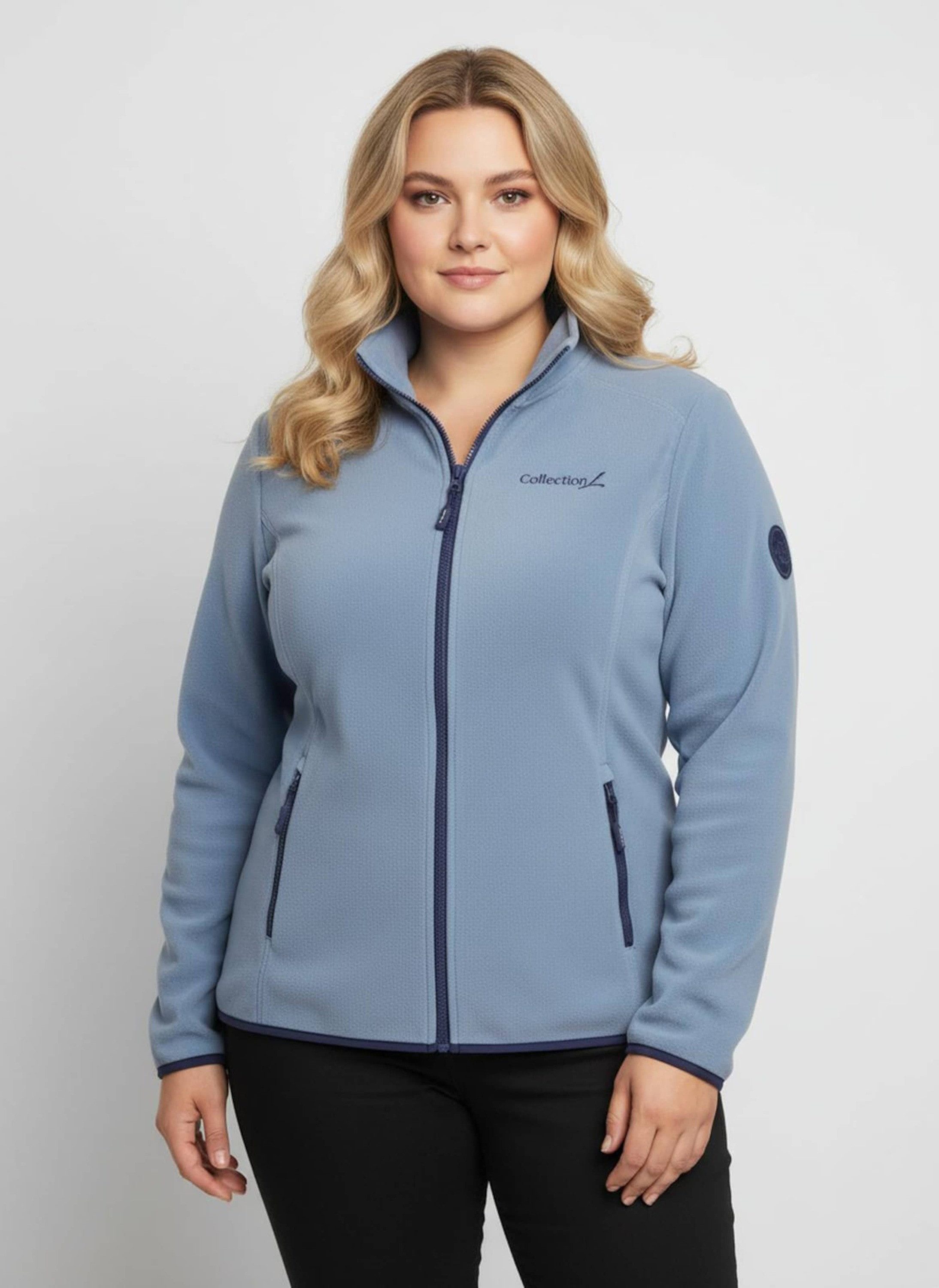 Fleecejacke Fleece-Jacke Langarm