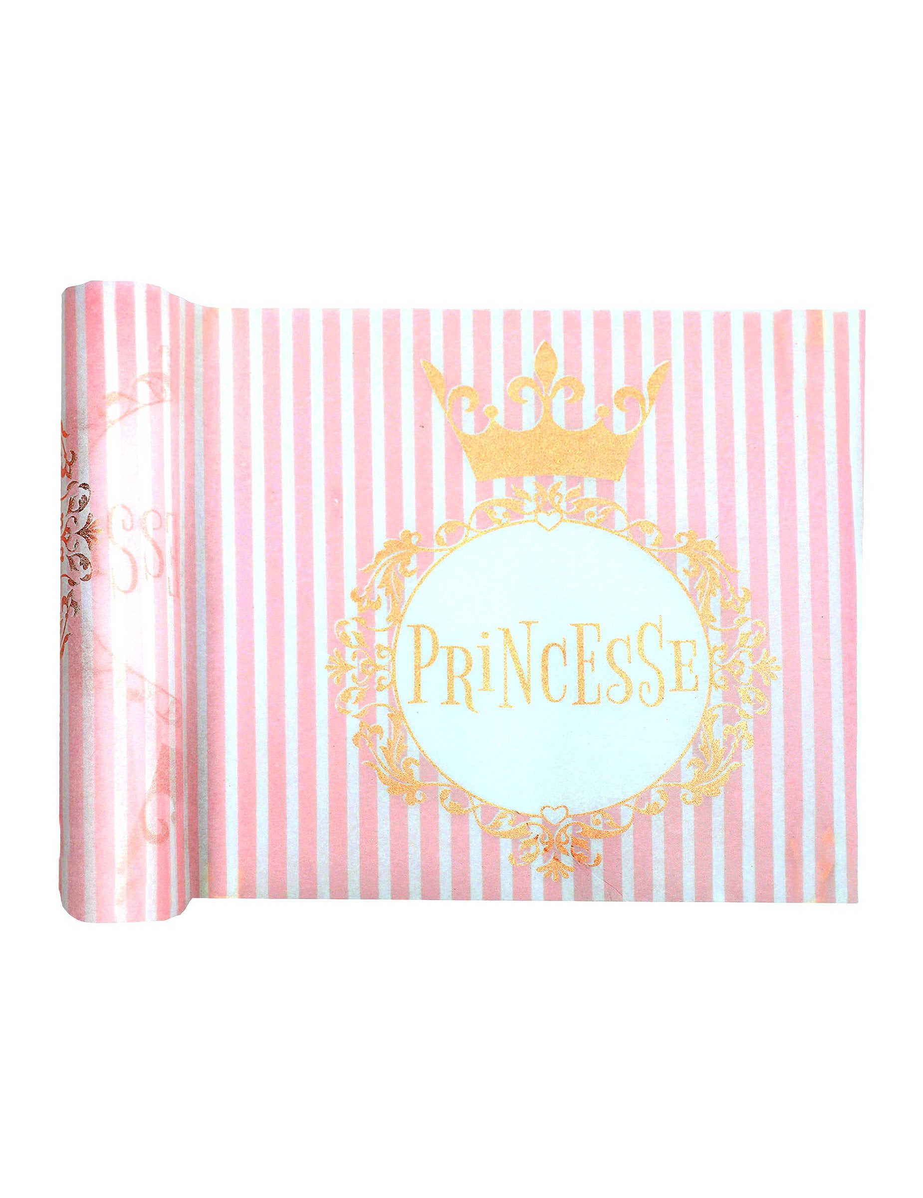 santex Kostüm Tischläufer Prinzessin Roségold 3 m x 29 cm