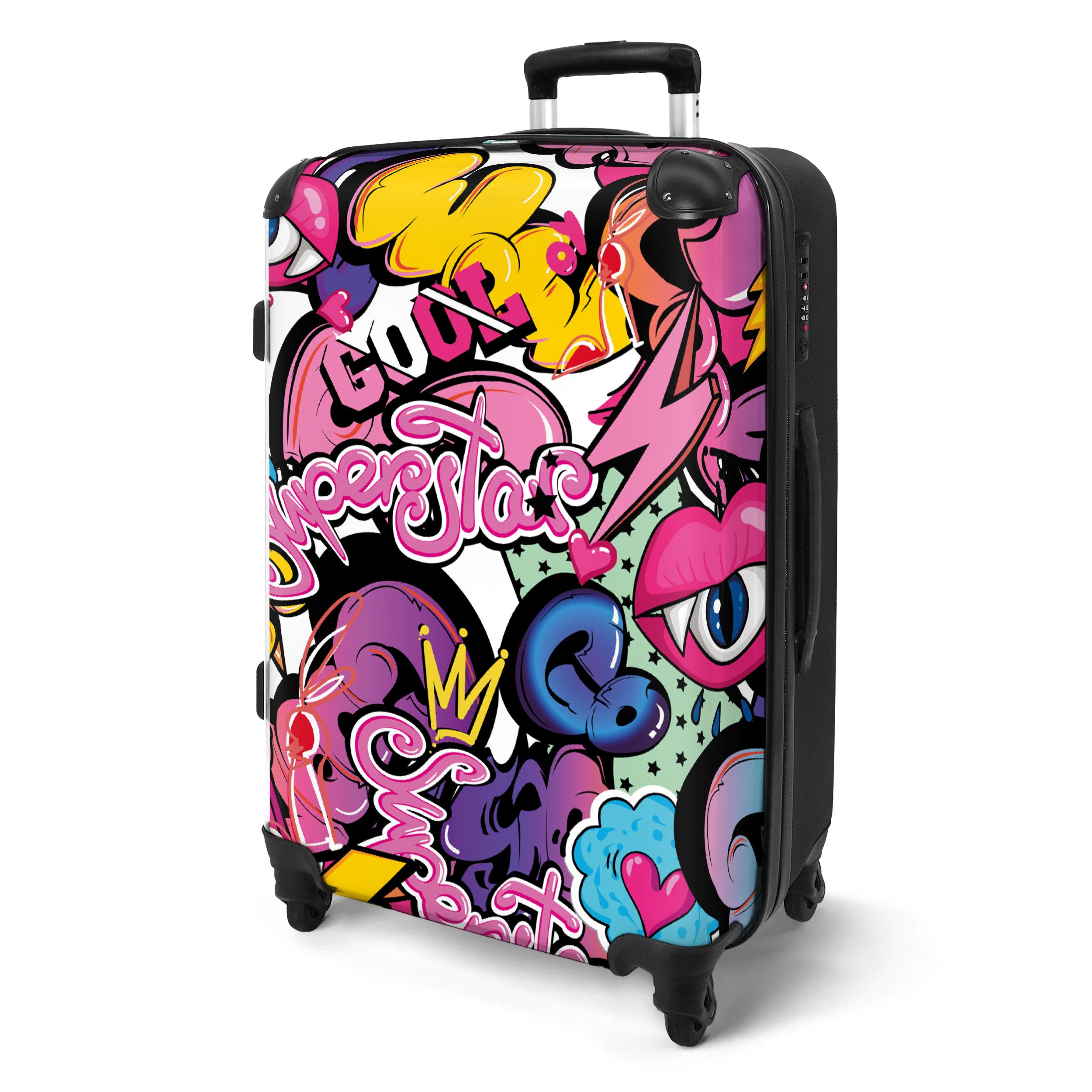 NoBoringSuitcases.com© Hartschalen-Trolley Design - Superstar - günstig online kaufen
