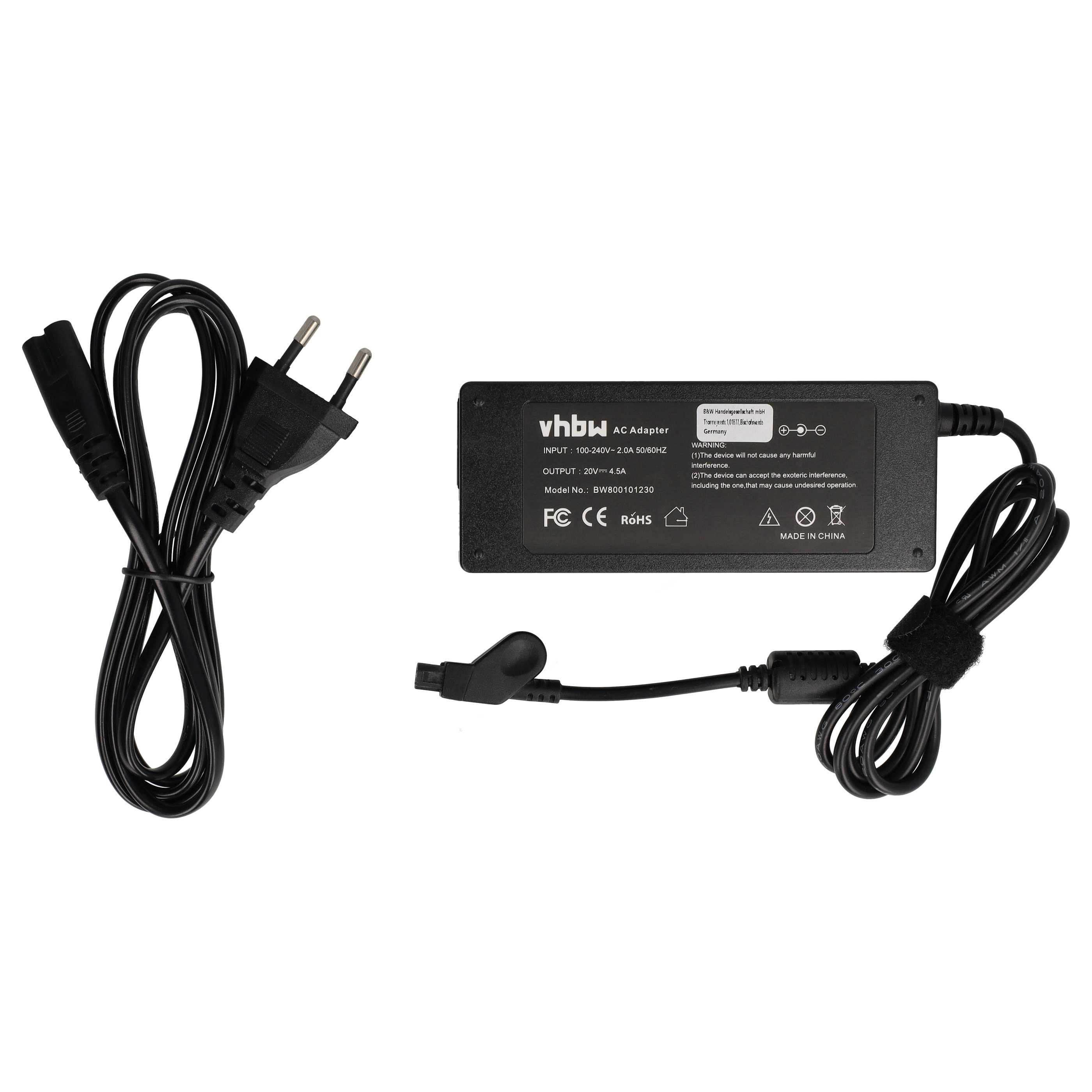 vhbw Netzteil passend für Dell Latitude XPi, CSxH, CSx H, CPxJ, CPx J, CPx Notebook-Ladegerät