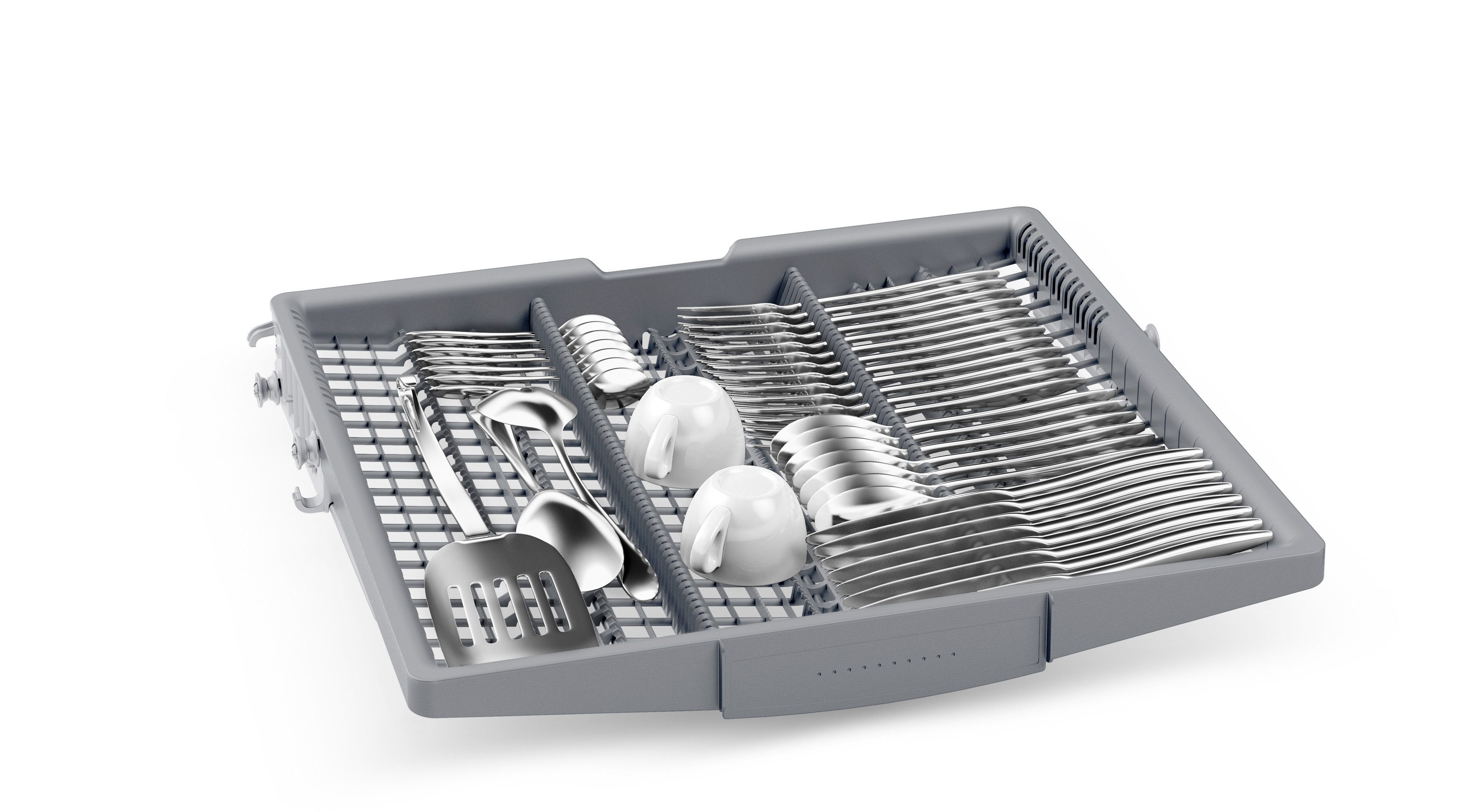 BOSCH Unterbaugeschirrspüler Serie 4 SMU4EVS09E, 14 Maßgedecke, Autom. Türöffnung gegen Kondenswasser, VarioFlex-Körbe & Schublade – Bild 5 von 5