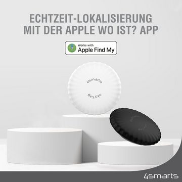 4smarts Standort-Finder SkyTag Slim 2er Set GPS-Tracker (Multi-Pack AirTag Alternative Wo ist? Find My Mfi-zertifiziert)