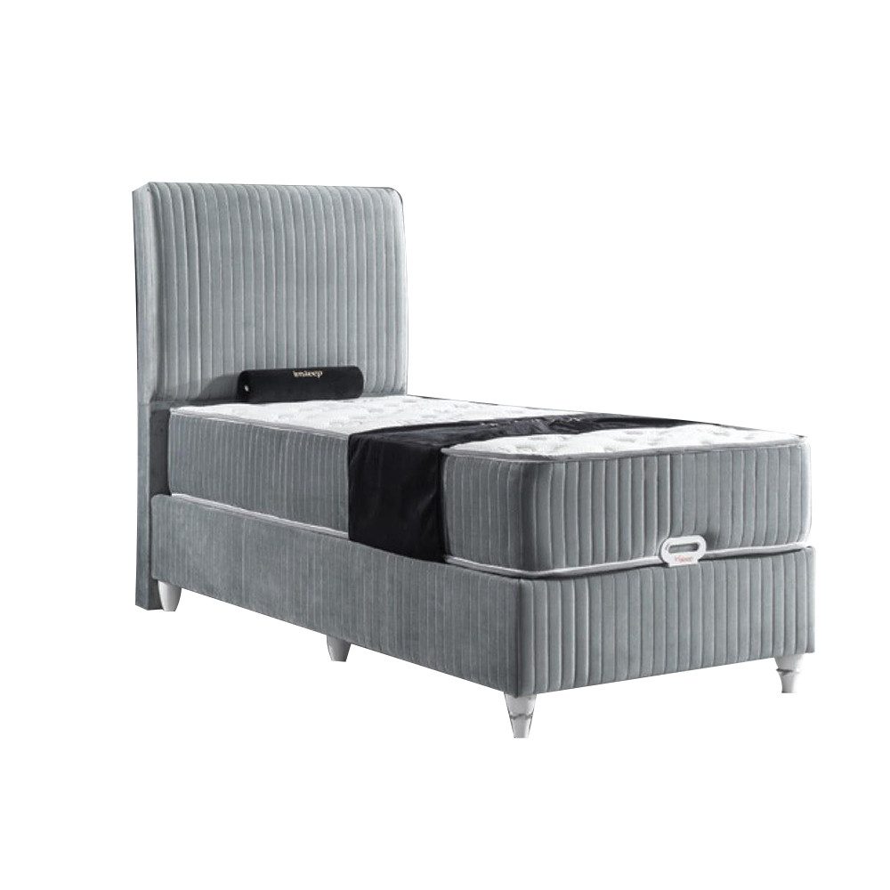 JVmoebel Boxspringbett Luxus Bett mit Matratze in elegantem Design für stilvolle Schlafzimmer, Made in Europa