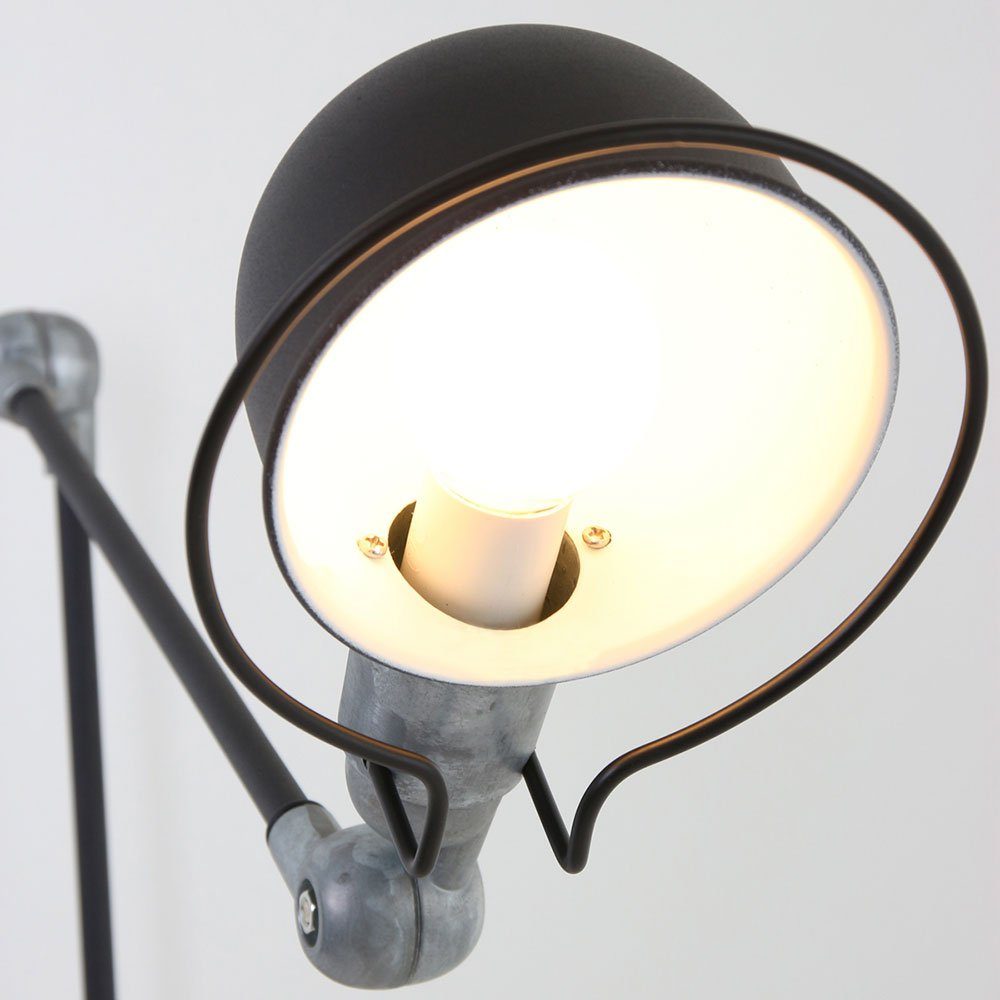 Steinhauer LIGHTING Leuchtmittel verstellbar Leuchte Wandleuchte, schwarz inklusive, Strahler Lampe Spot nicht Wand Gelenk