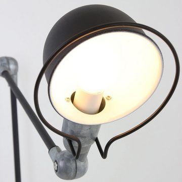 Steinhauer LIGHTING Wandleuchte, Leuchtmittel nicht inklusive, Gelenk Wand Leuchte schwarz Spot Strahler Lampe verstellbar