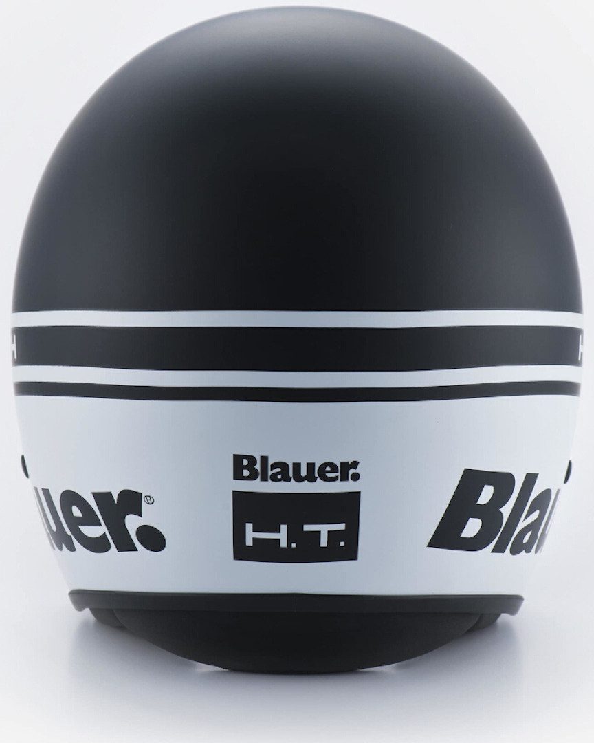 Blauer Motorradhelm Pilot 1.100 Jethelm, integriertes Sonnenvisier