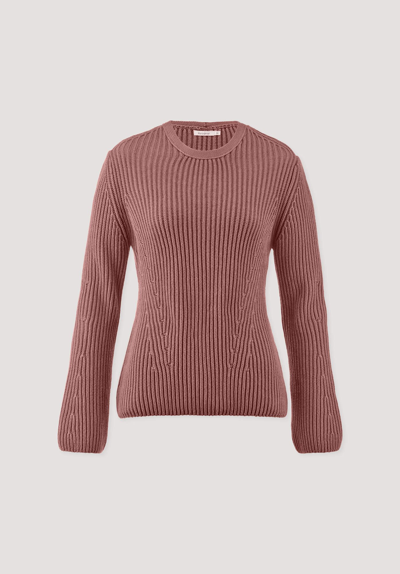 Hessnatur Strickpullover aus reiner Bio-Baumwolle (1-tlg)