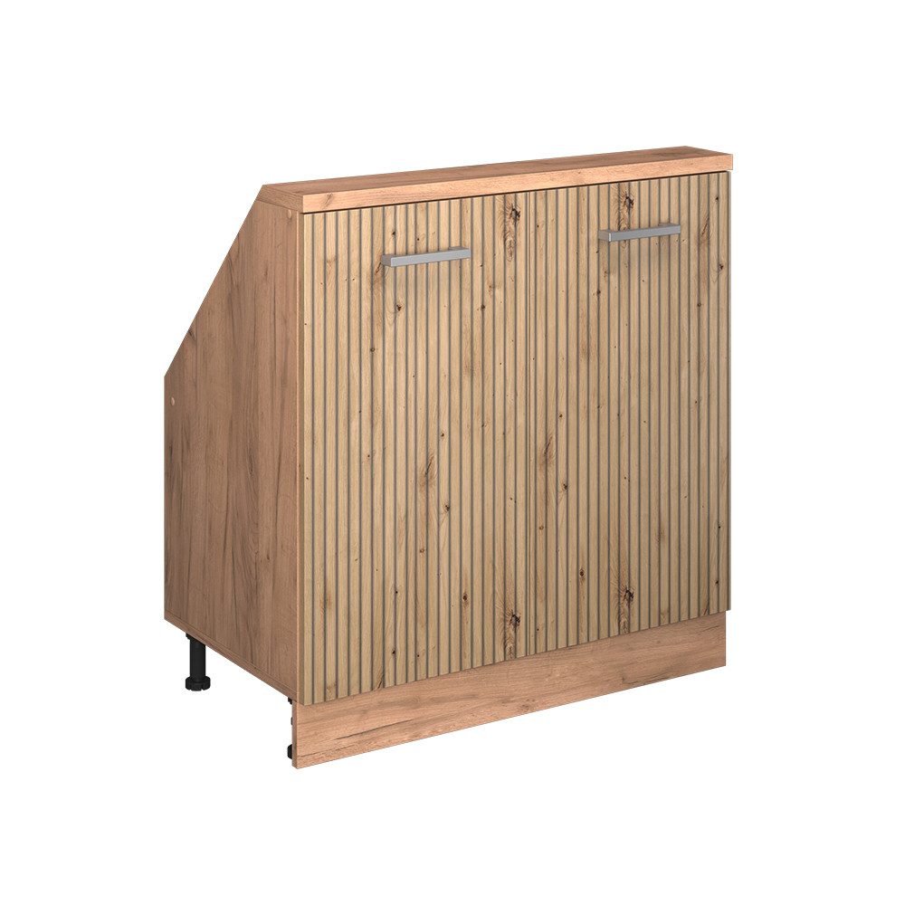 Vicco Unterschrank R-Line, Artisan-Eiche/Goldkraft Eiche, 80 günstig online kaufen
