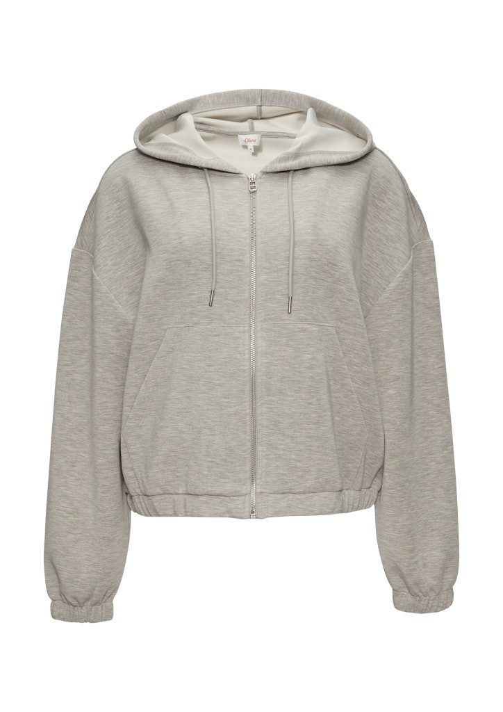 s.Oliver Sweater Sweatshirt Jacke grey melange günstig online kaufen