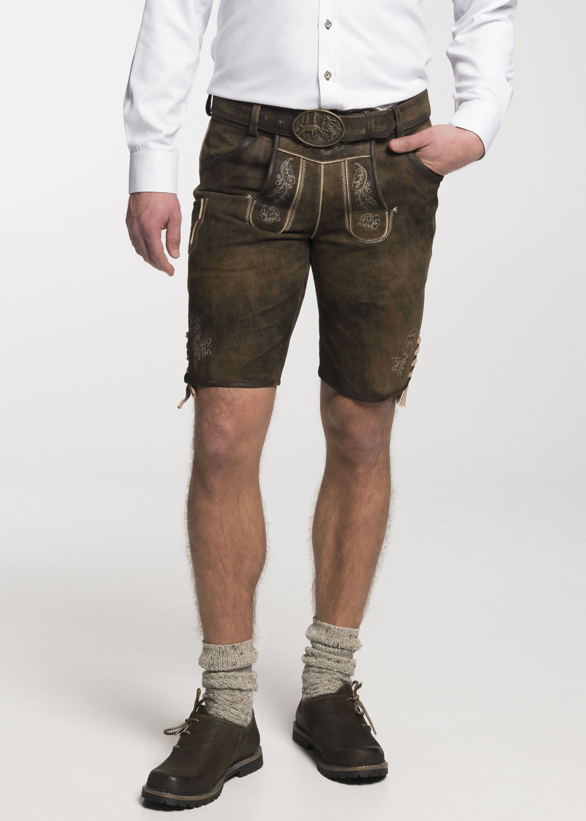 Spieth & Wensky Shorts TG Dettelbach mit Schnürbändern an den Beinen