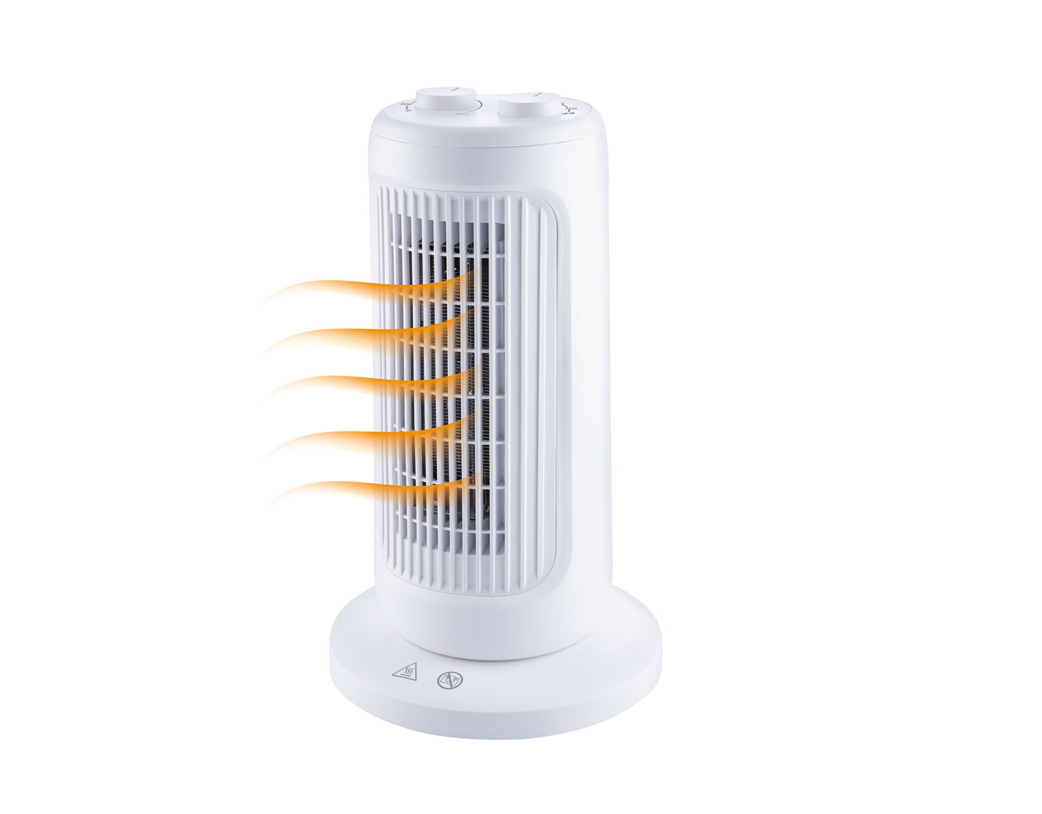 Tronic Heizlüfter TTHL1500 B1, 1500 W, mit 2 Heizstufen, individuelle Einstellung