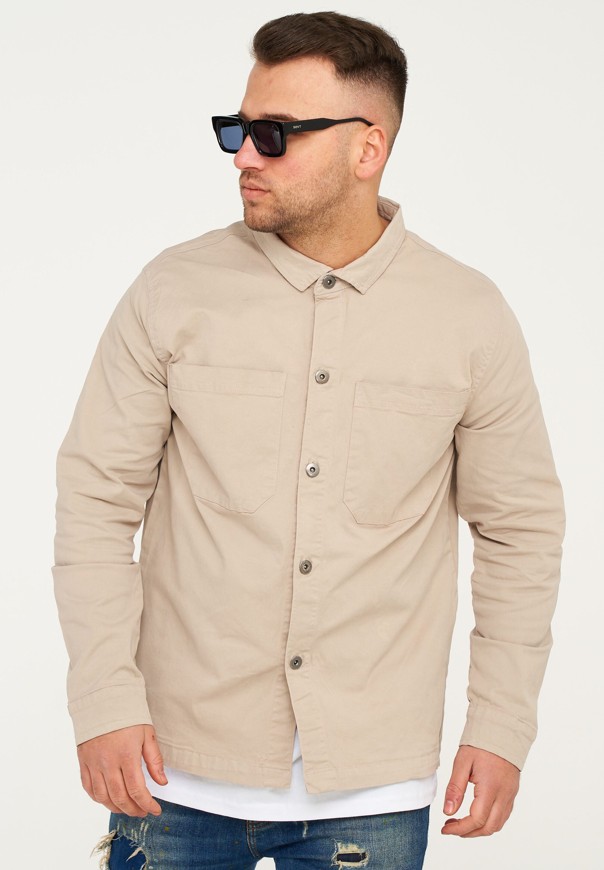 SOULSTAR Langarmhemd S2PLUNGE Herren Overshirt Freizeithemd günstig online kaufen