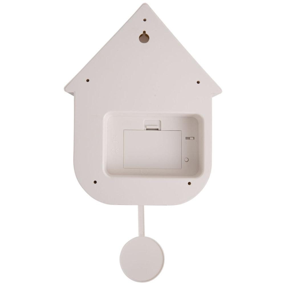 Karlsson Uhr Kuckucksuhr Wall Clock Modern Cuckoo Weiß (41cm)