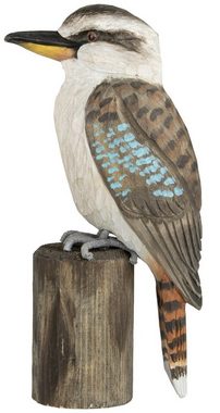 Wildlife Garden Dekofigur Decobird Jägerliest handgeschnitzt, Holz (Linde), Höhe 22,3 cm