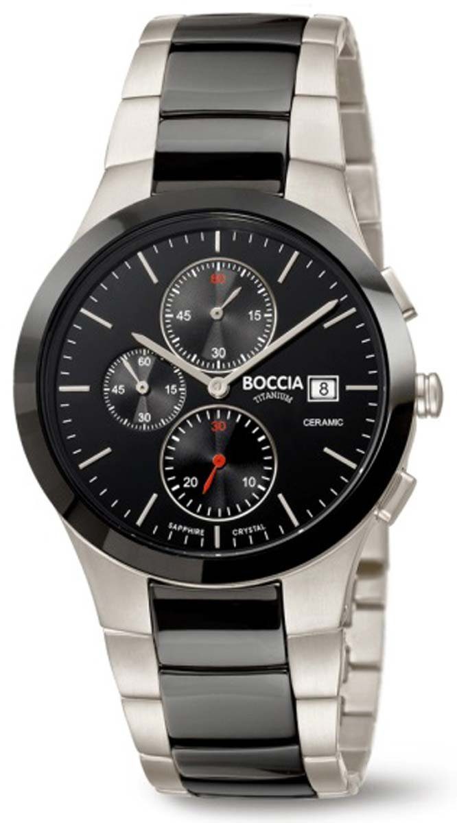Boccia Quarzuhr Herrenuhr - Boccia Modell: 3748-01
