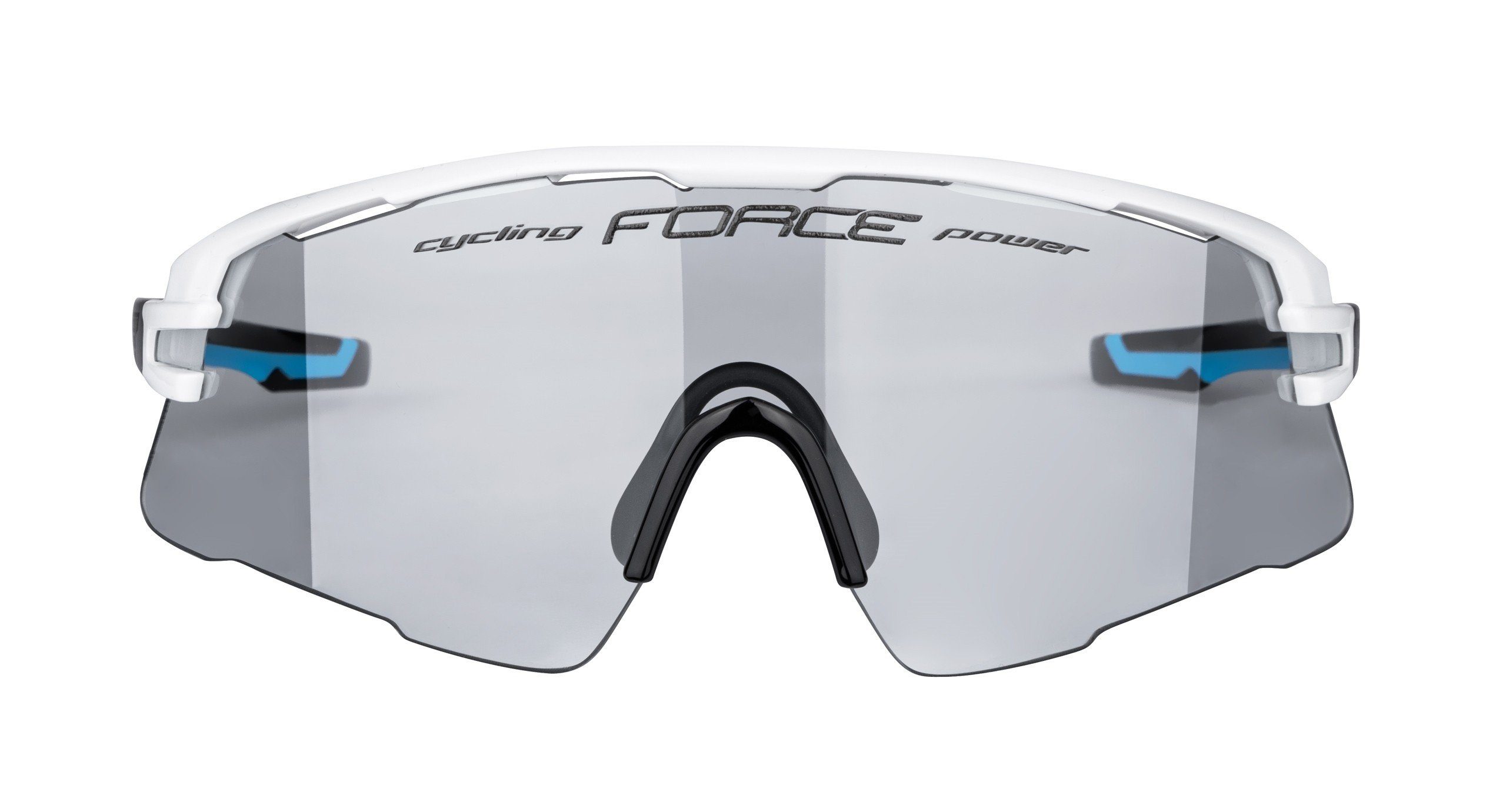 FORCE Fahrradbrille Sonnenbrille FORCE AMBIENT weiss photochrom