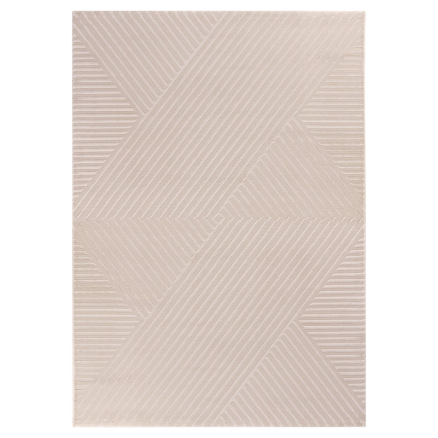 KADIMA DESIGN Teppich ILLER Wohnzimmer Schlafzimmer Waschbar Wohnzimmerteppich Esszimmer, Läufer, Höhe: 14 mm, Beige, 80x150 cm, Strapazierfähig Fußbodenheizung – Bild 2 von 5