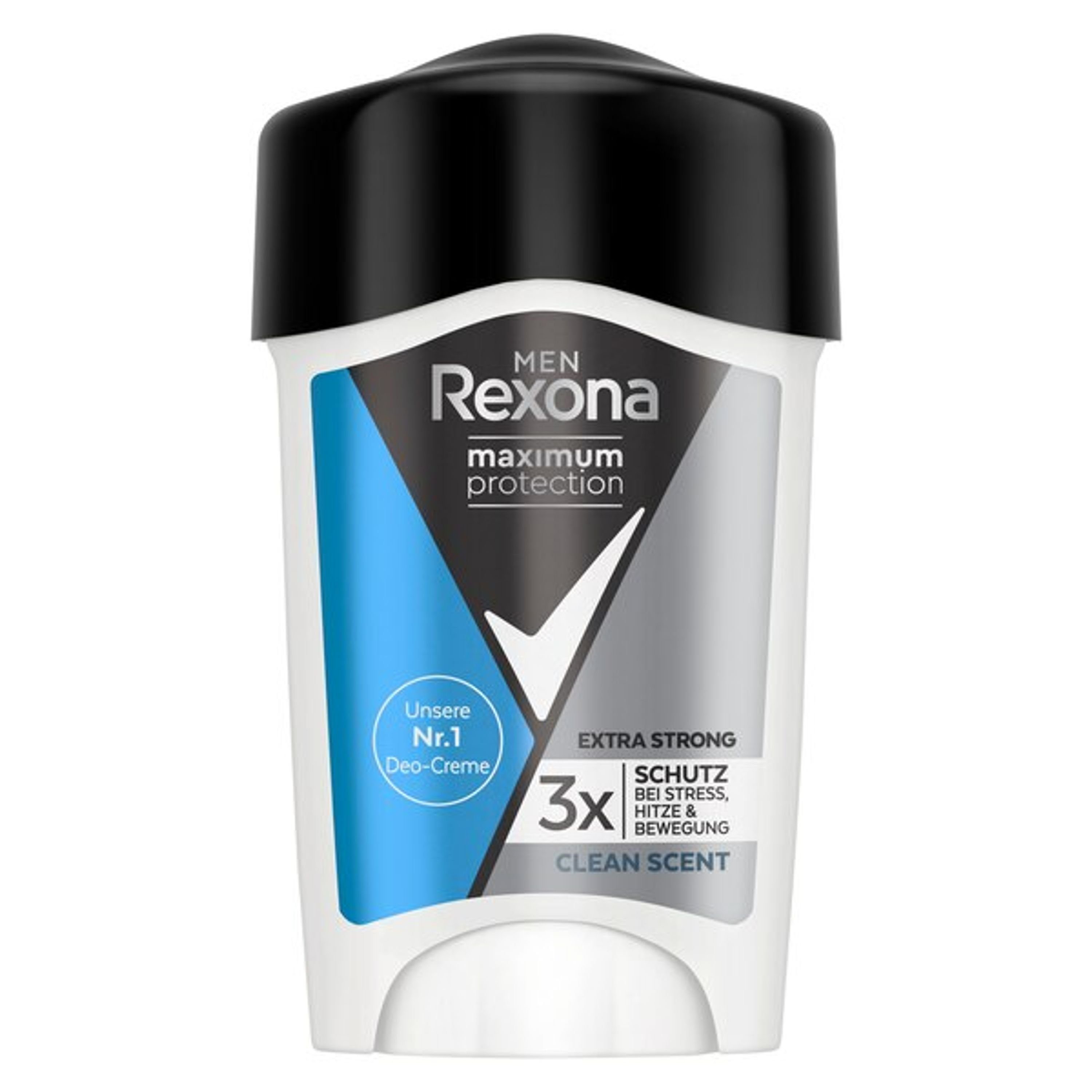 Maximum 6x Deo-Set Rexona Creme Clean Protection Anti-Transpirant Deo Scent 45ml