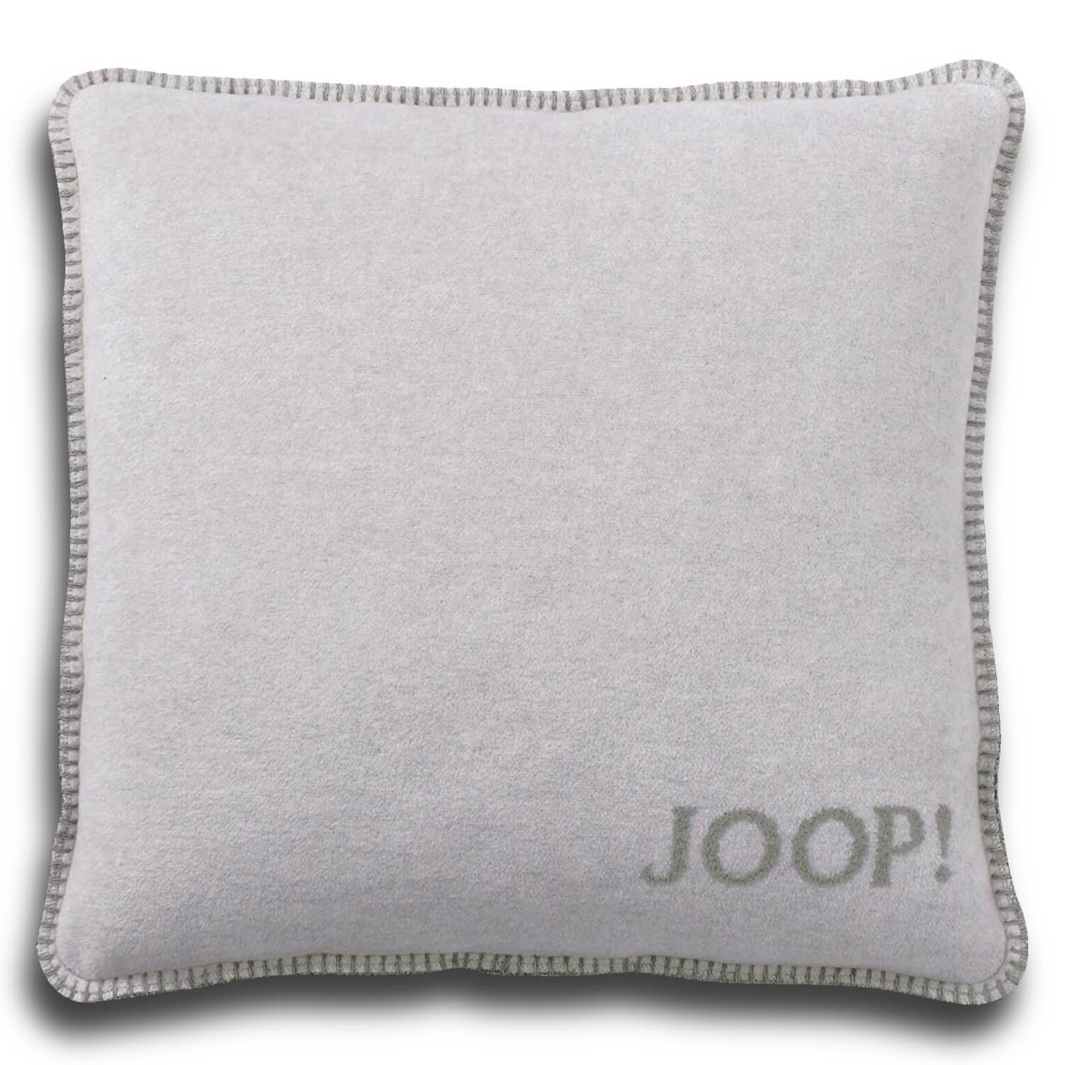 JOOP! Dekokissen Kissenhülle UNI Doubleface 50x50 cm, Joop!-Buchstaben, Wen günstig online kaufen