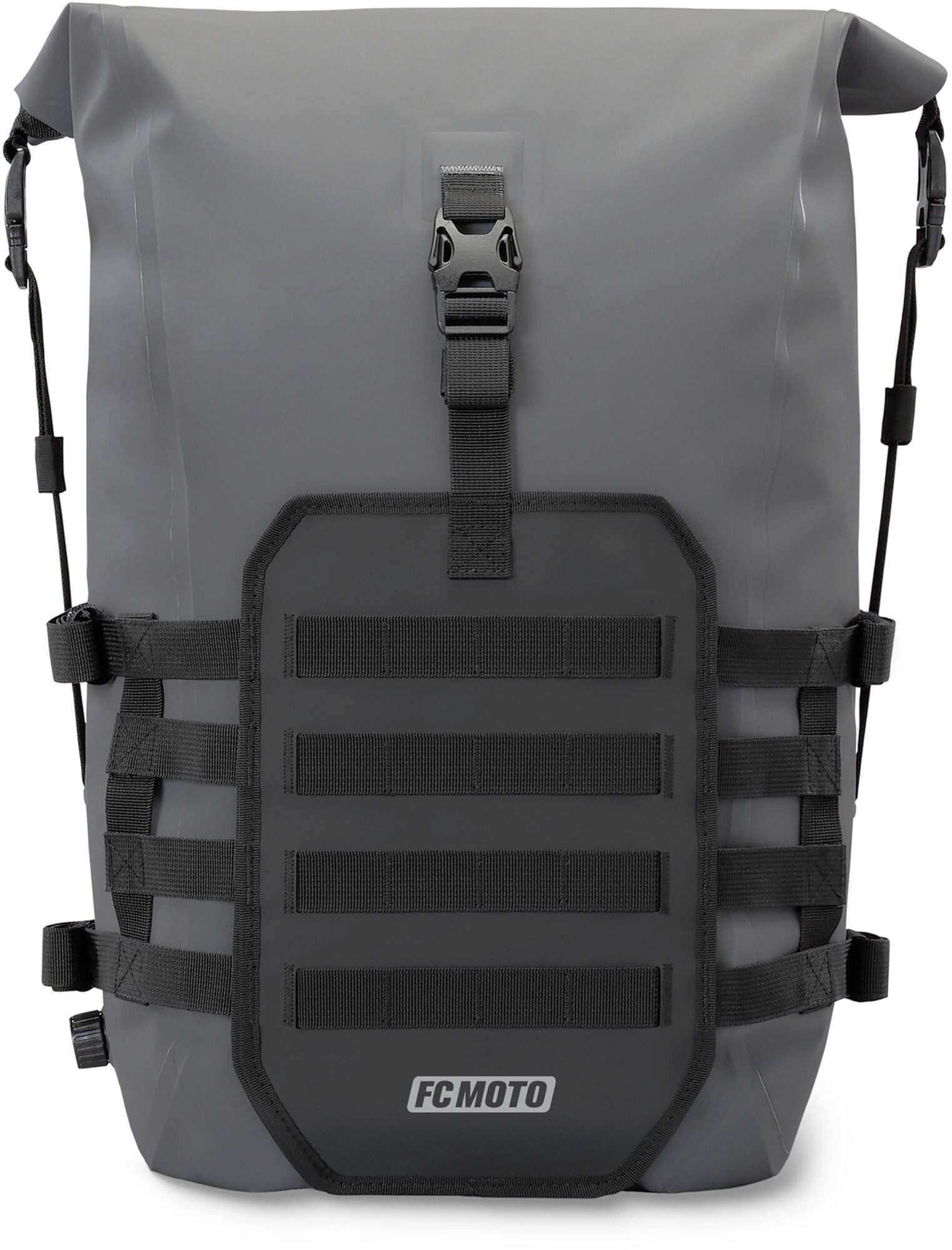 FC-Moto Freizeitrucksack Ever-ST Roll-Top 26 L wasserdichter Rucksack, Molle Befestigungssystem,reflektierende Elemente