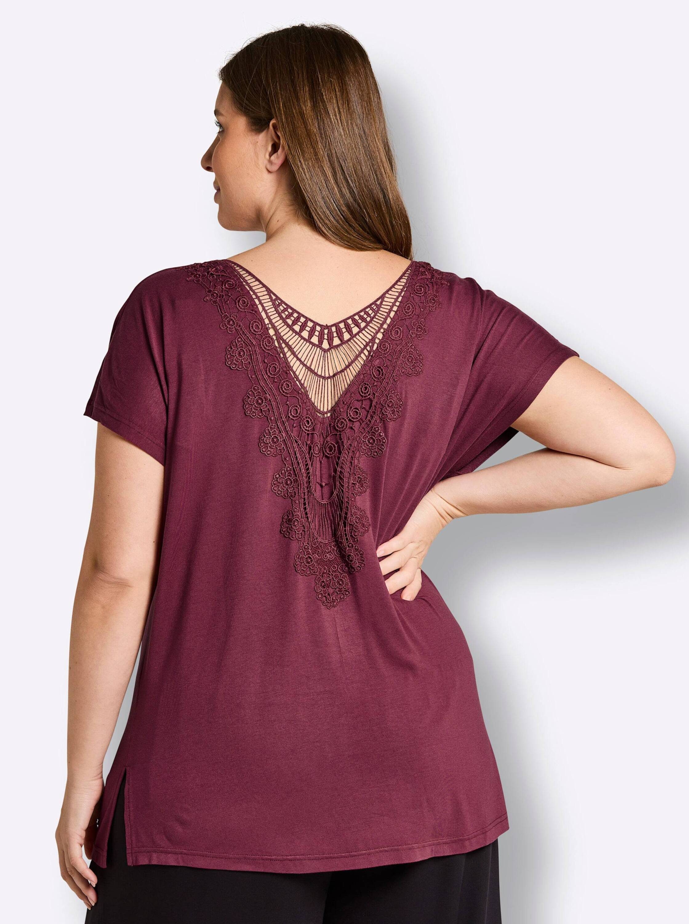 Sheego Strandkleid Shirt Kurzarm