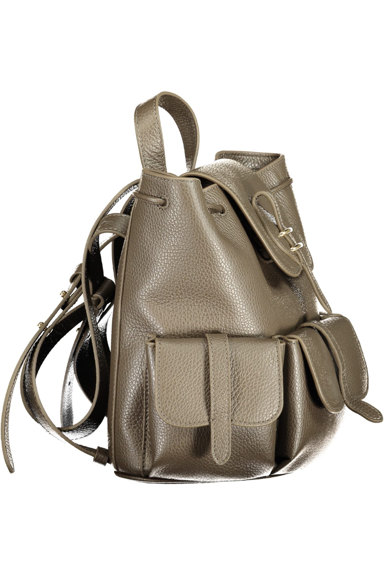 COCCINELLE Rucksack, Damen-Rucksack Braun mit Kontrastdetails, Vielseitig & Stilvoll
