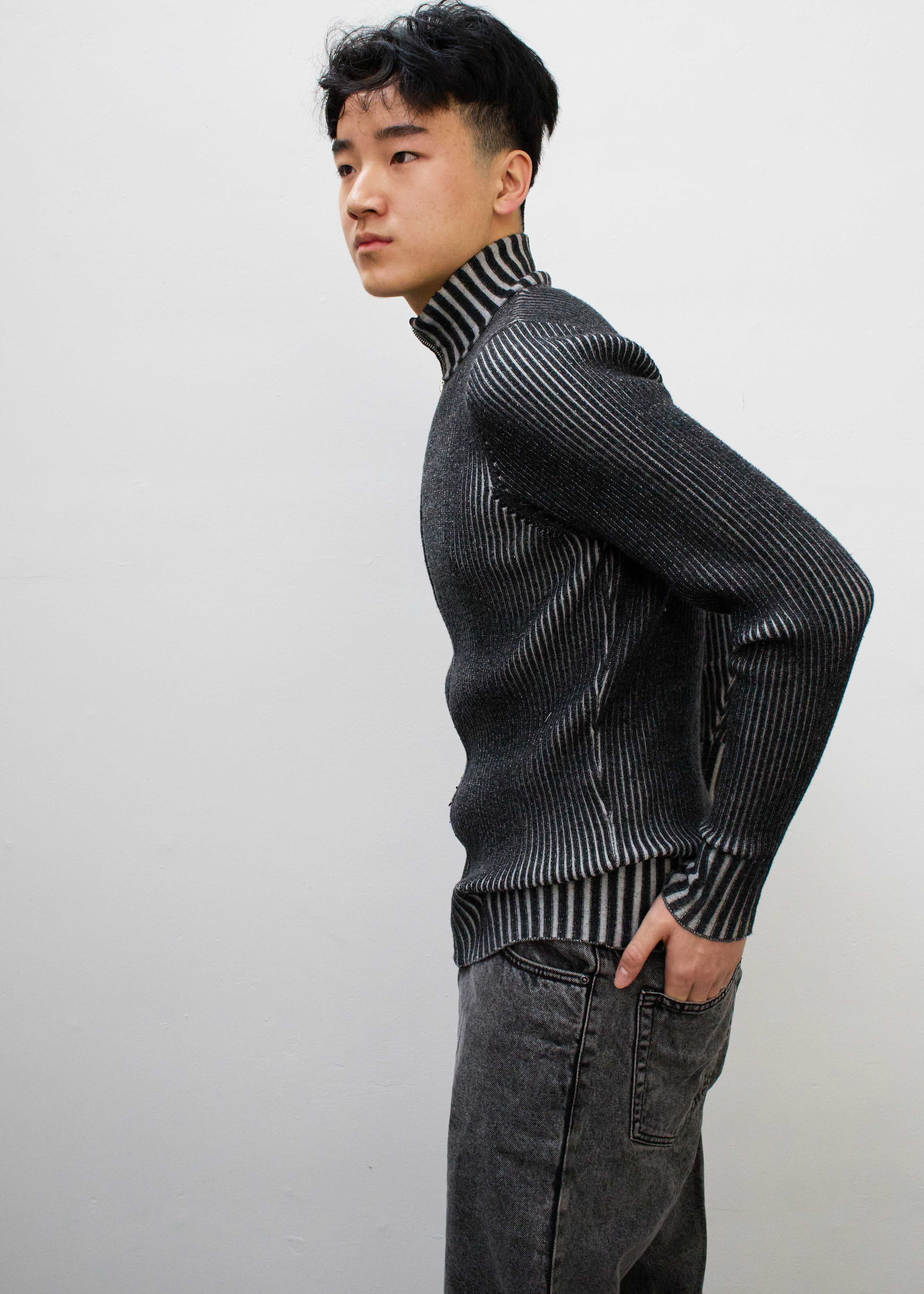 GRUNT 5-Pocket-Jeans GRHamon (1-tlg) Stylische Teenager-Jeans der Marke GRUNT in Dark-Grey-Waschung