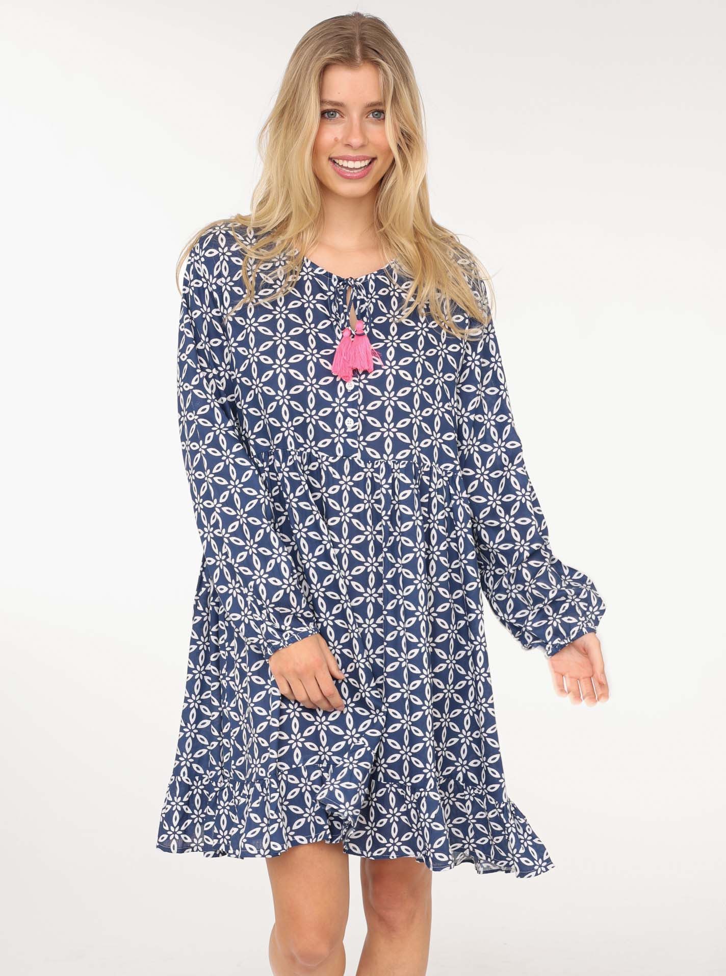 Zwillingsherz Sommerkleid "Stargazing" mit Muster, langen günstig online kaufen