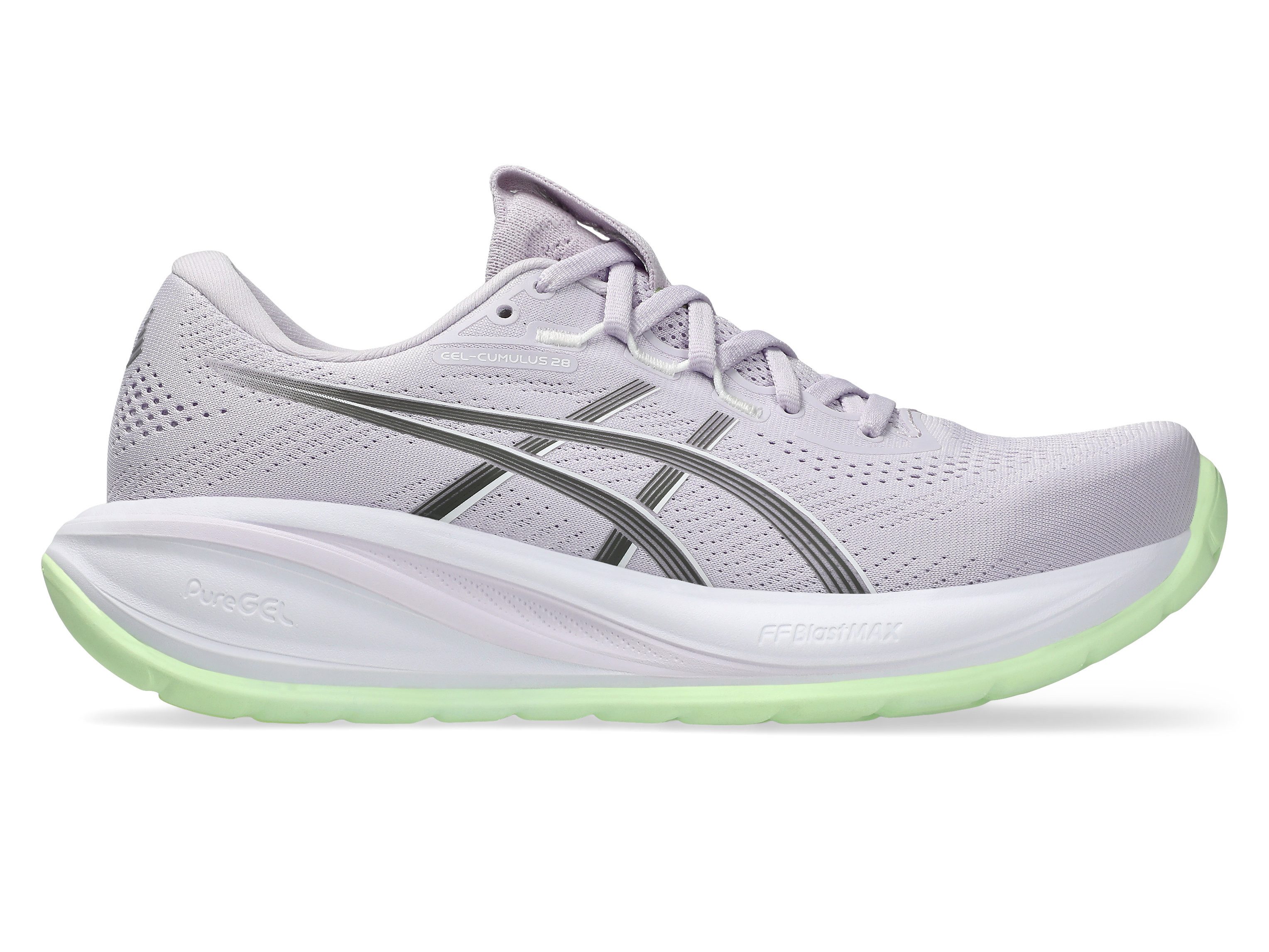 Asics GEL-CUMULUS 28 Laufschuh sportlicher Stil, leicht profiliertes Laufsohlenprofil, Schnürung