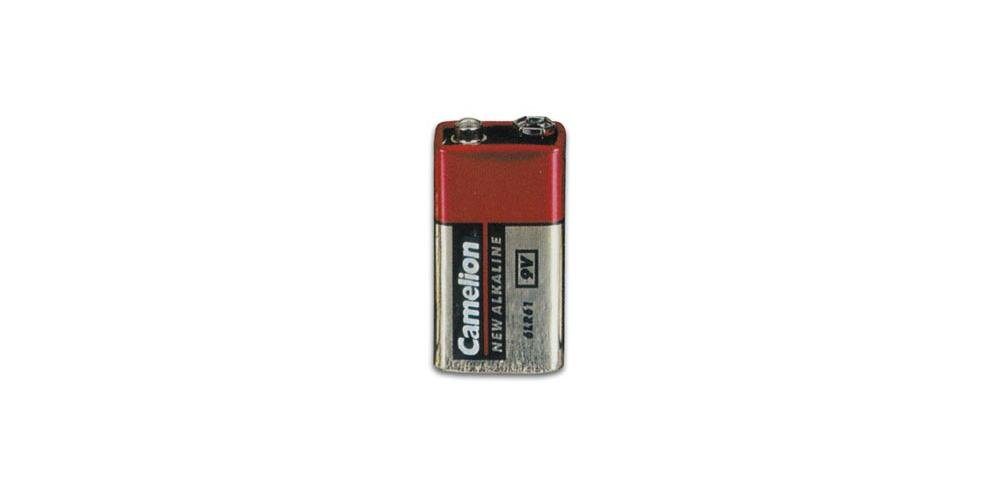 mAh Batterie - 500 (1 Camelion Schrumpffolie) - ALKALI-MANGAN 9-V-BLOCK St. /