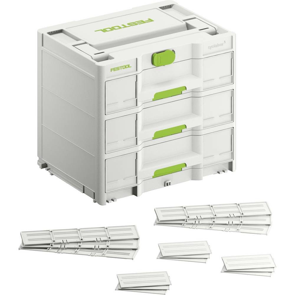 FESTOOL Transportbehälter Systainer SYS3-SORT/3 M 337 Transportkiste (L x B x H) 396 x 296 x