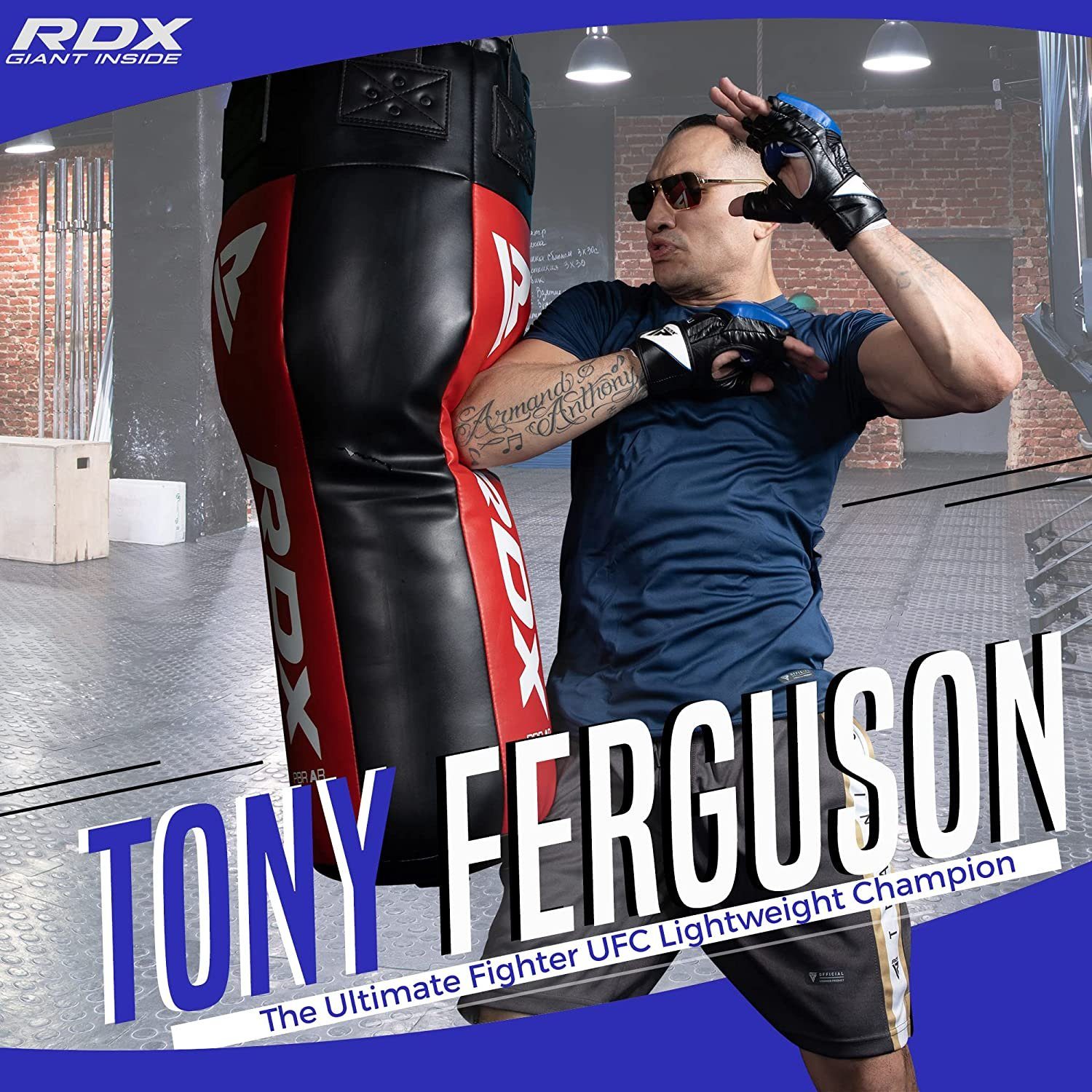 RDX Sports MMA-Handschuhe RDX Professionelle MMA Handschuhe, MMA Gloves Kampfsport Boxsack