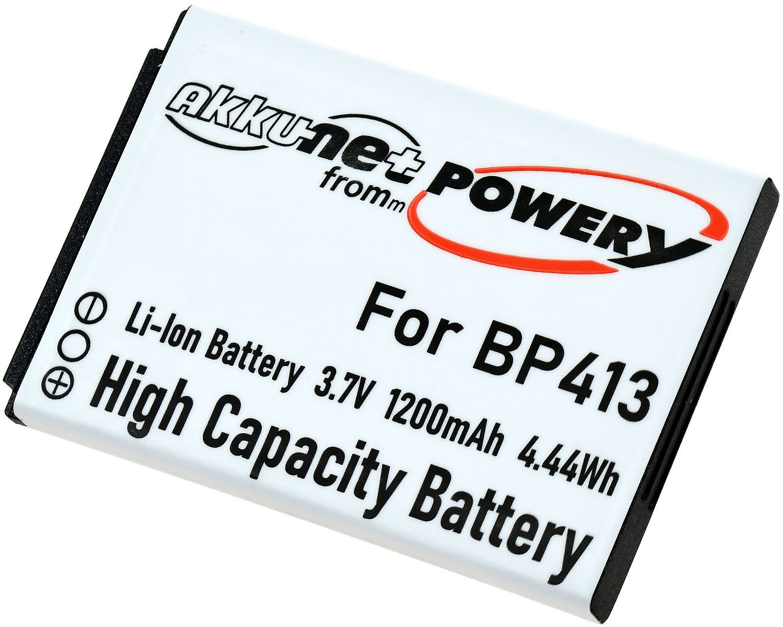 Powery Akku für Doro Primo 413 Handy-Akku 1200 mAh (3.7 V)