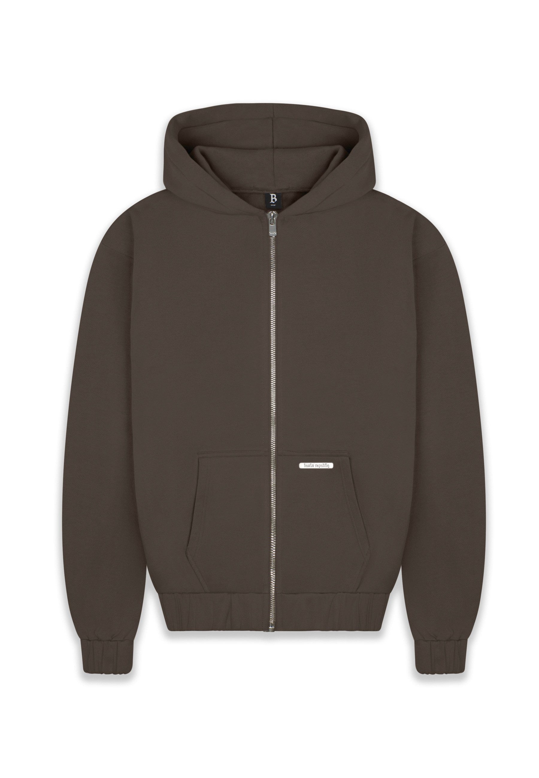 Dropsize Sweatjacke Dropsize Herren Super Heavy Blank Zip-Hoodie