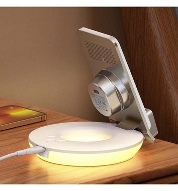 mcdodo 15W Qi Induktives Ladegerät/Lampe/Wecker/Uhr Schnellladung Ladegerät Wireless Charger