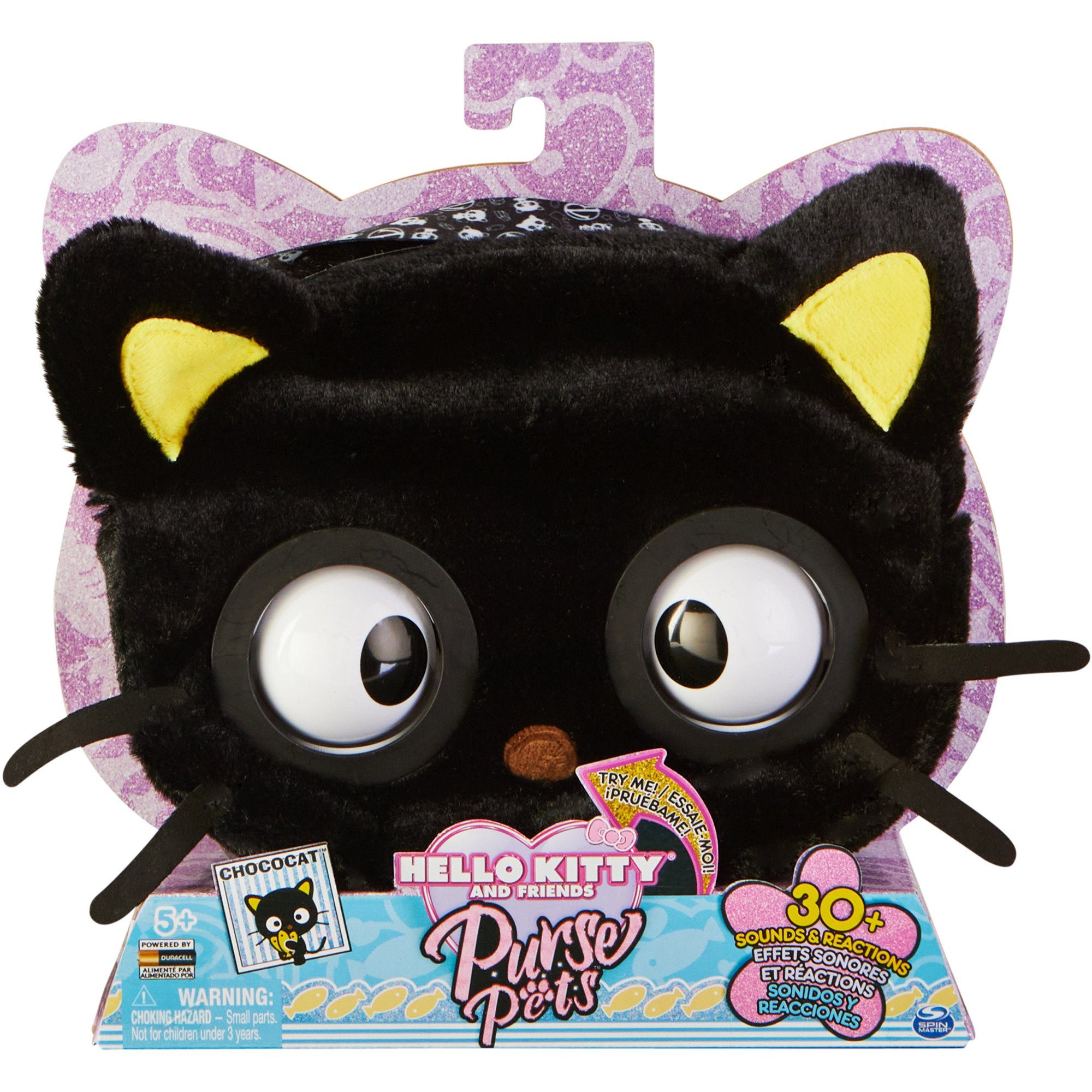 Spinmaster Kuscheltier Spin Master Purse Pets - Chococat, Tasche