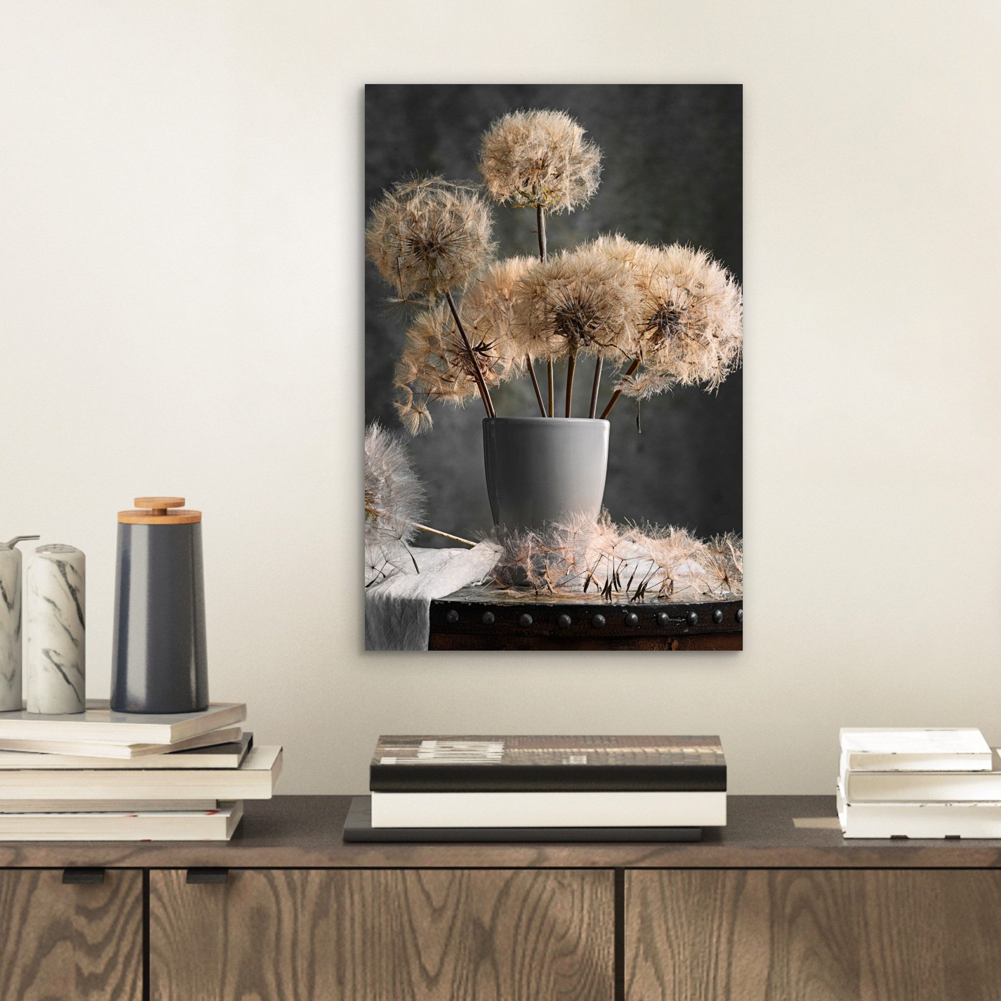 MuchoWow Metallbild Blumensamen - Löwenzahn - günstig online kaufen