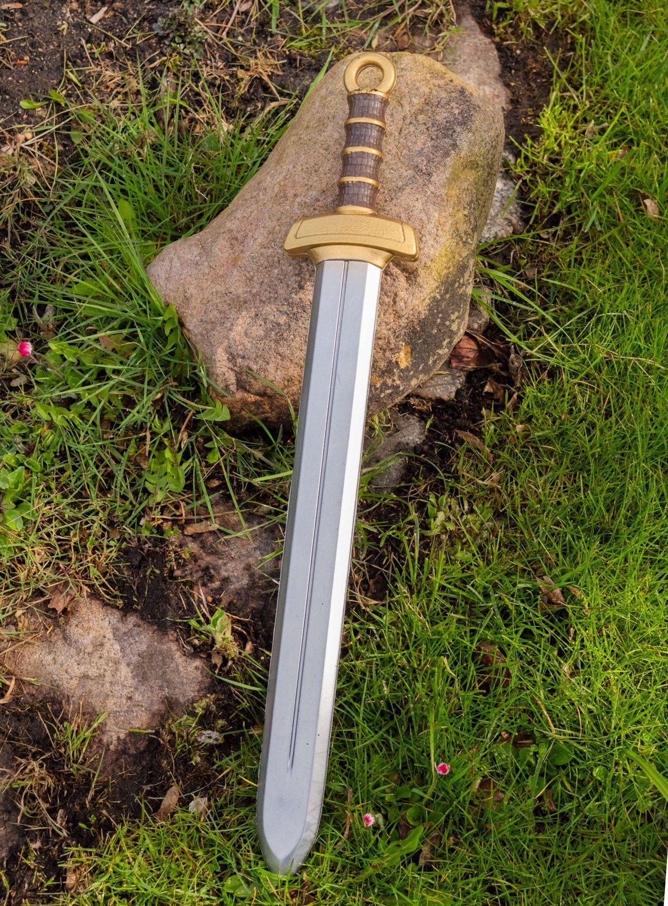 Metamorph Spielzeug-Schwert Kinderschwert - Tiberius (60cm), Eine leichte, sichere Larpwaffe für junge Helden, Knappen und die ers