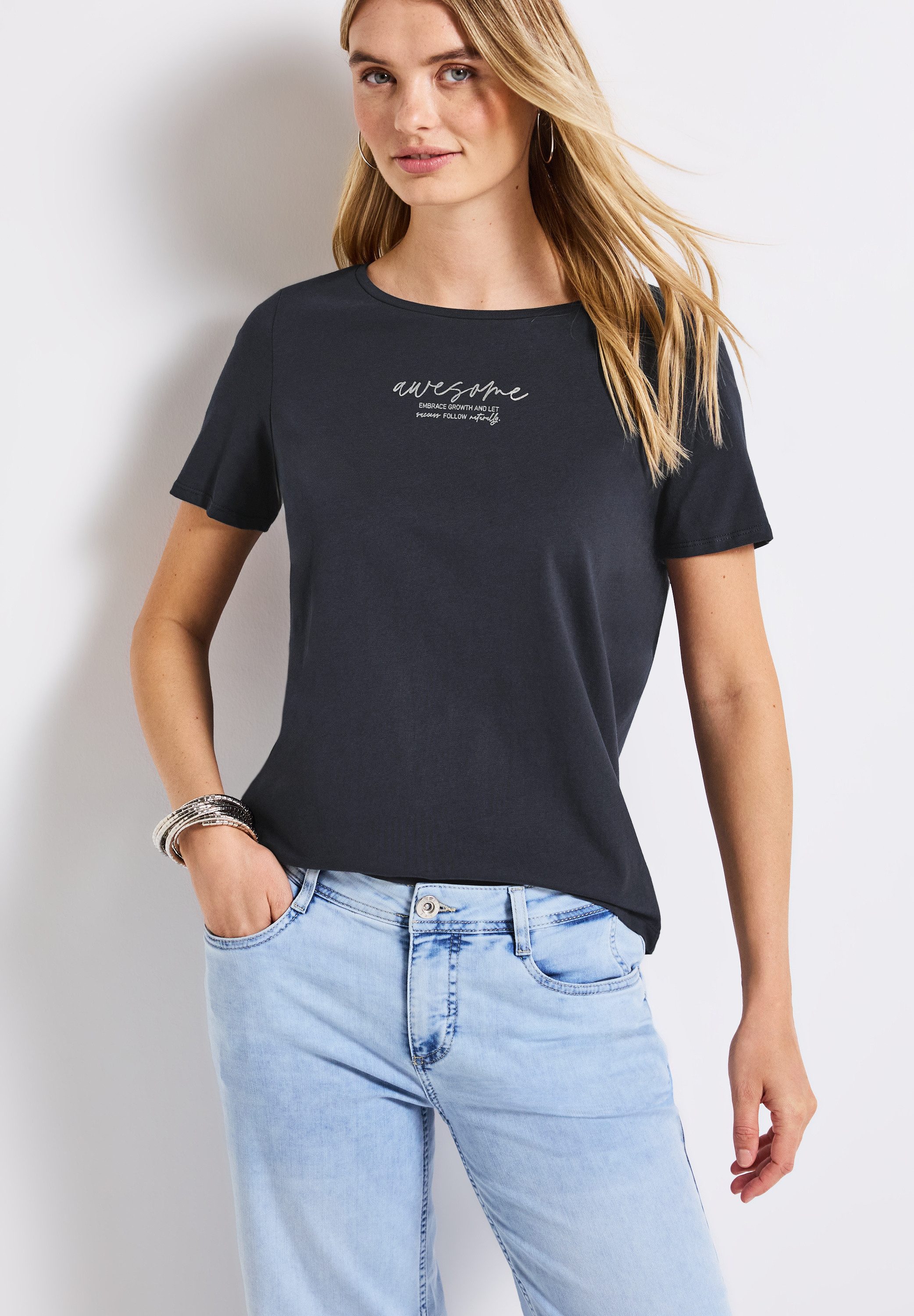 STREET ONE T-Shirt aus reiner Baumwolle – Bild 2 von 5
