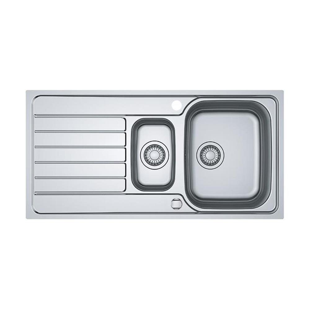 FRANKE Edelstahlspüle Franke Einbauspüle Spark SKX 251 Edelstahl glatt, 0/0 cm