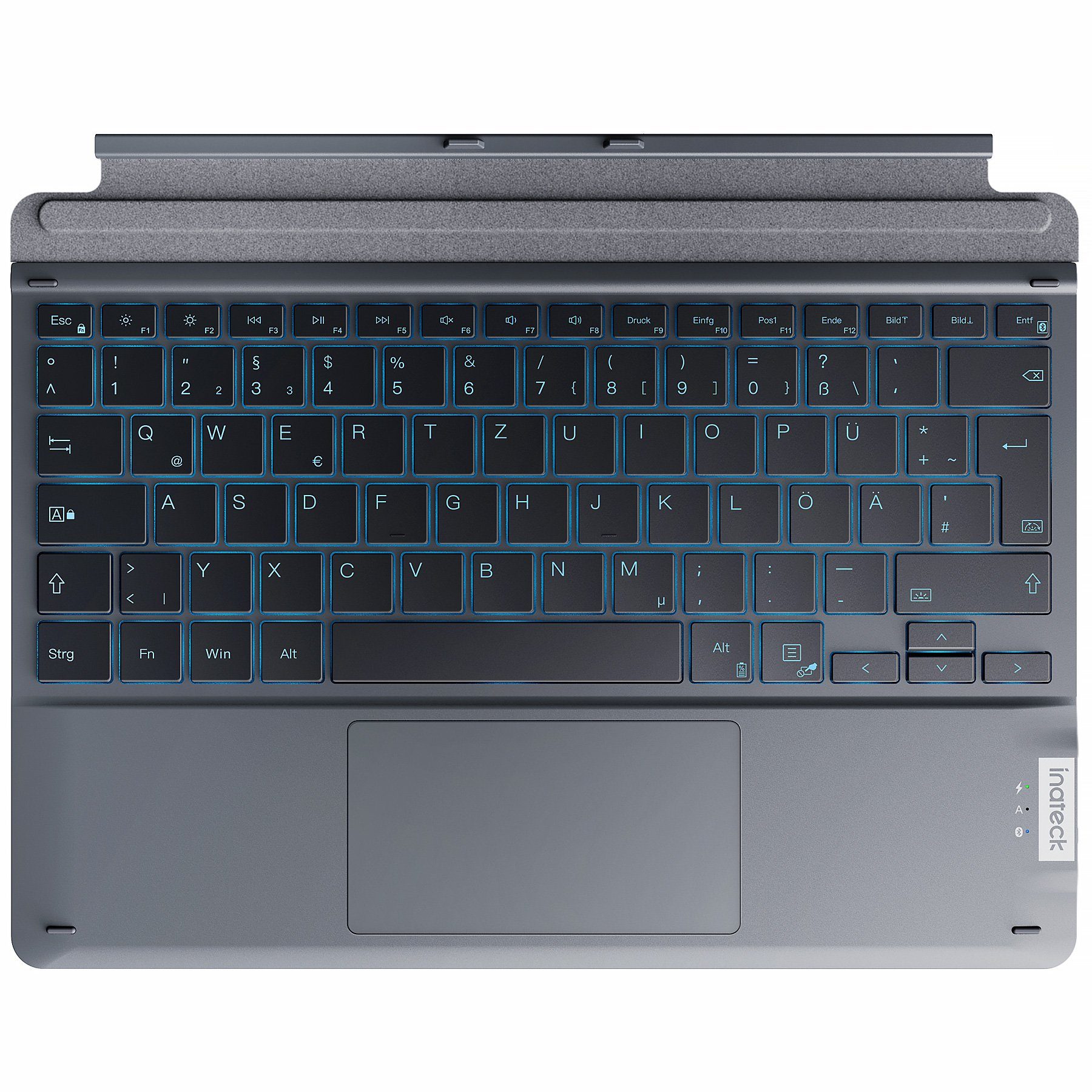 Inateck Tastatur für Ноутбуки Pro 9/8/X, QWERTZ, Touchpad Wireless-Tastatur
