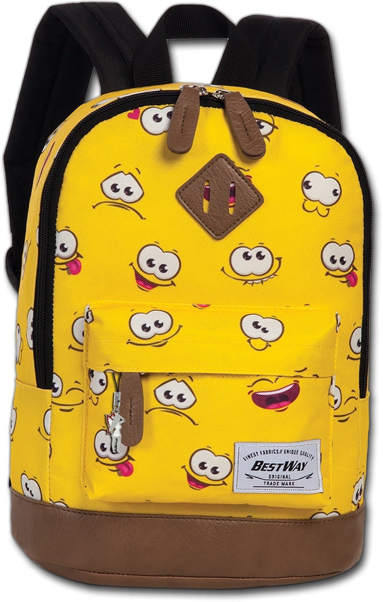 BESTWAY Kinderrucksack Bestway Kinder Rucksack 29x21x13 gelb (Kinderrucksack), Kinder Freizeitrucksack, Kinderrucksack Polyester, gelb, Größe ca. 29c