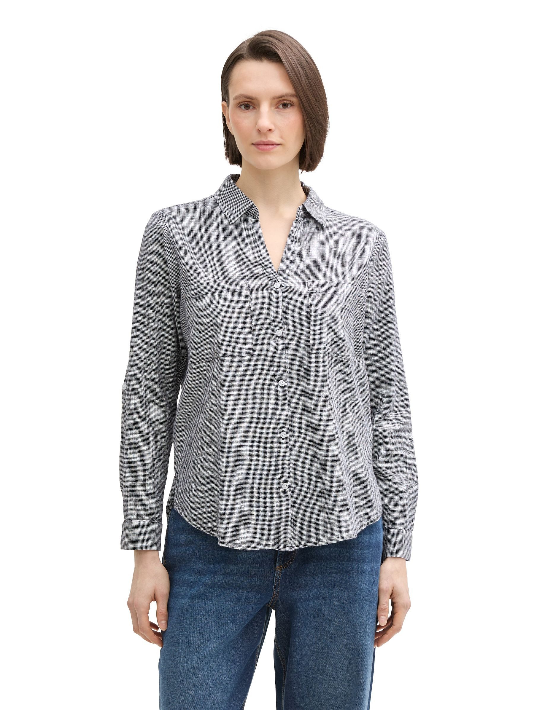 TOM TAILOR Blusenshirt Langarm BLOUSE WITH günstig online kaufen