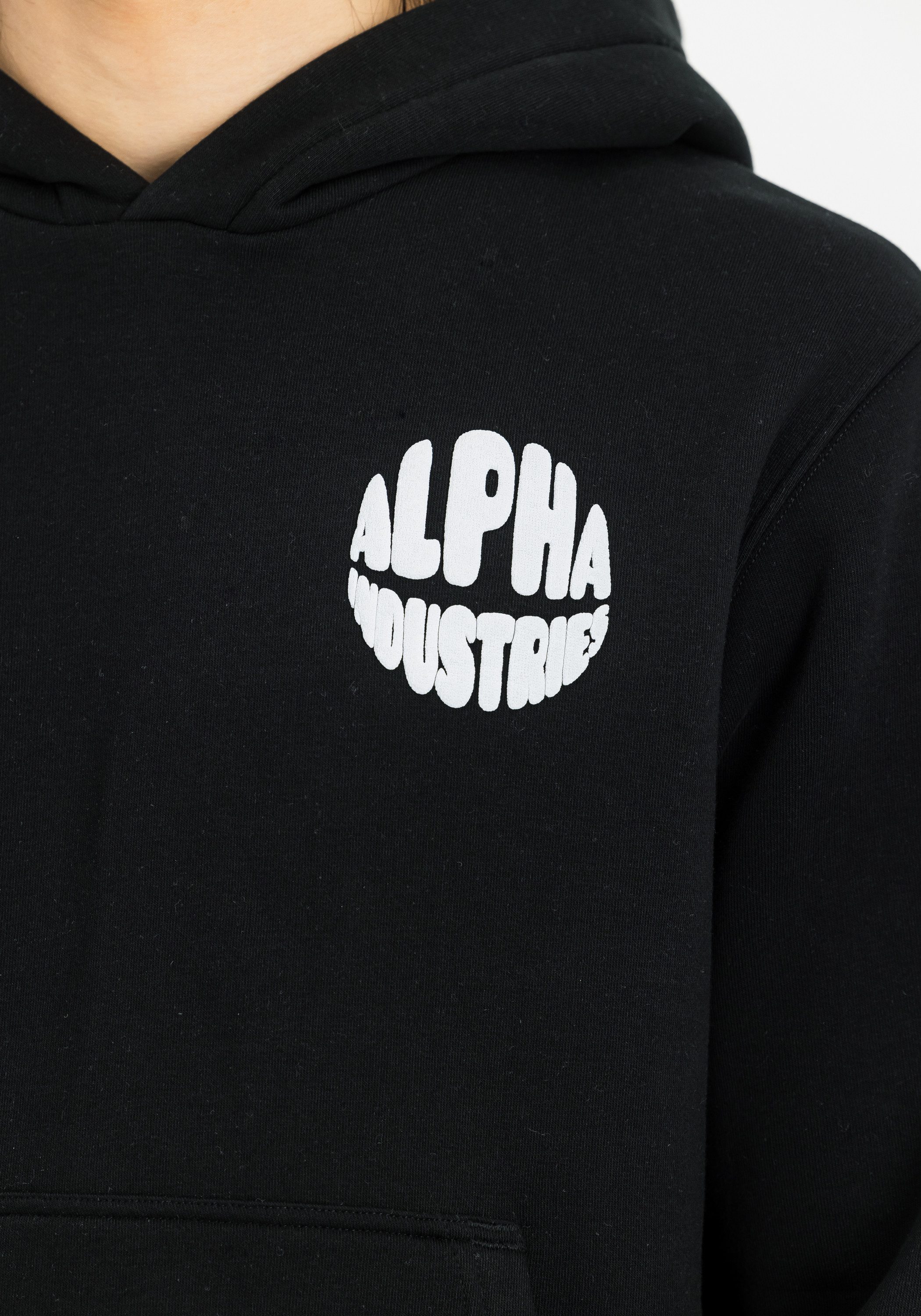 Alpha Industries Hoodie Logo Hoodie Backprint